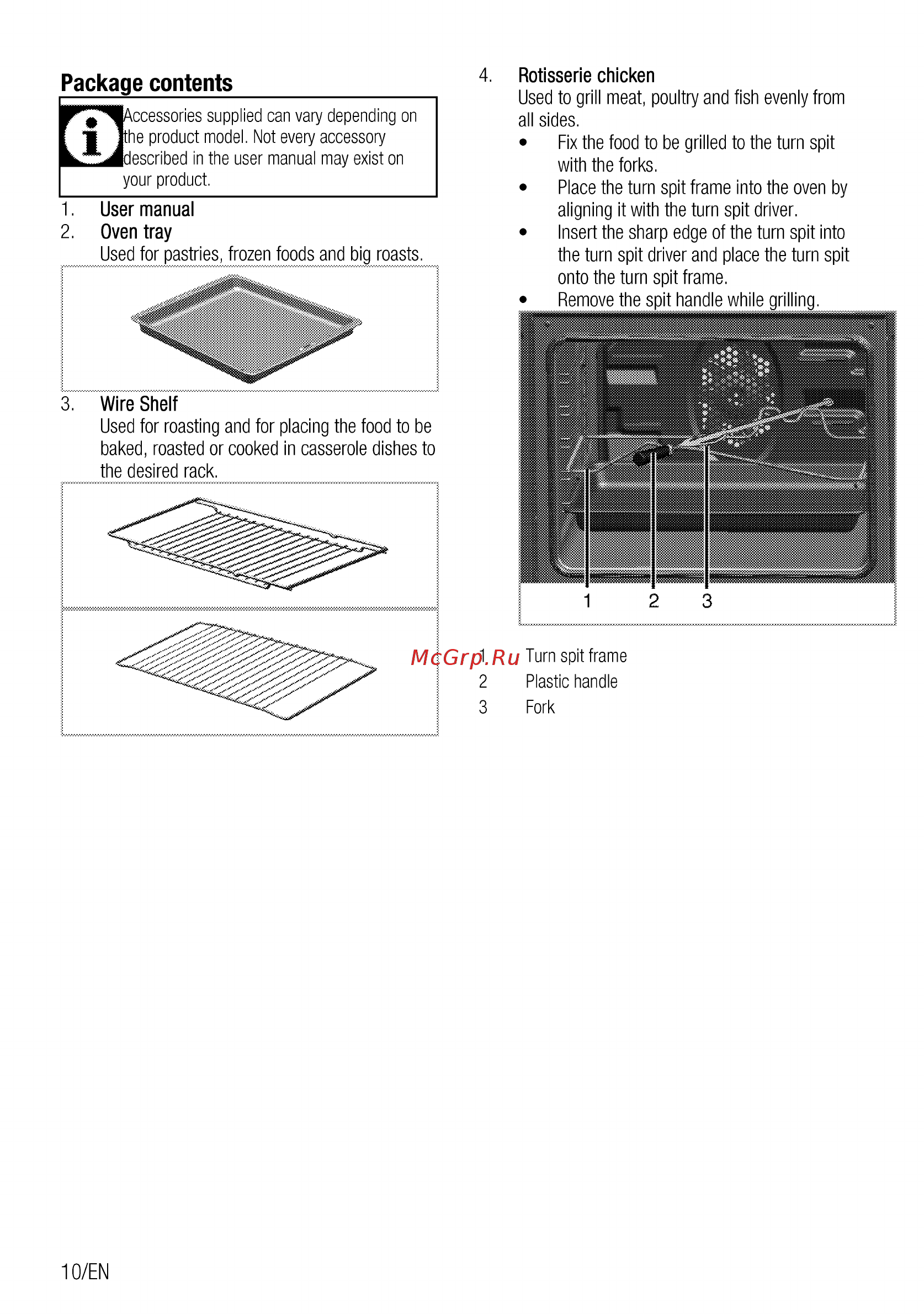 Beko 7751388313 [10/60] Package contents_________________
