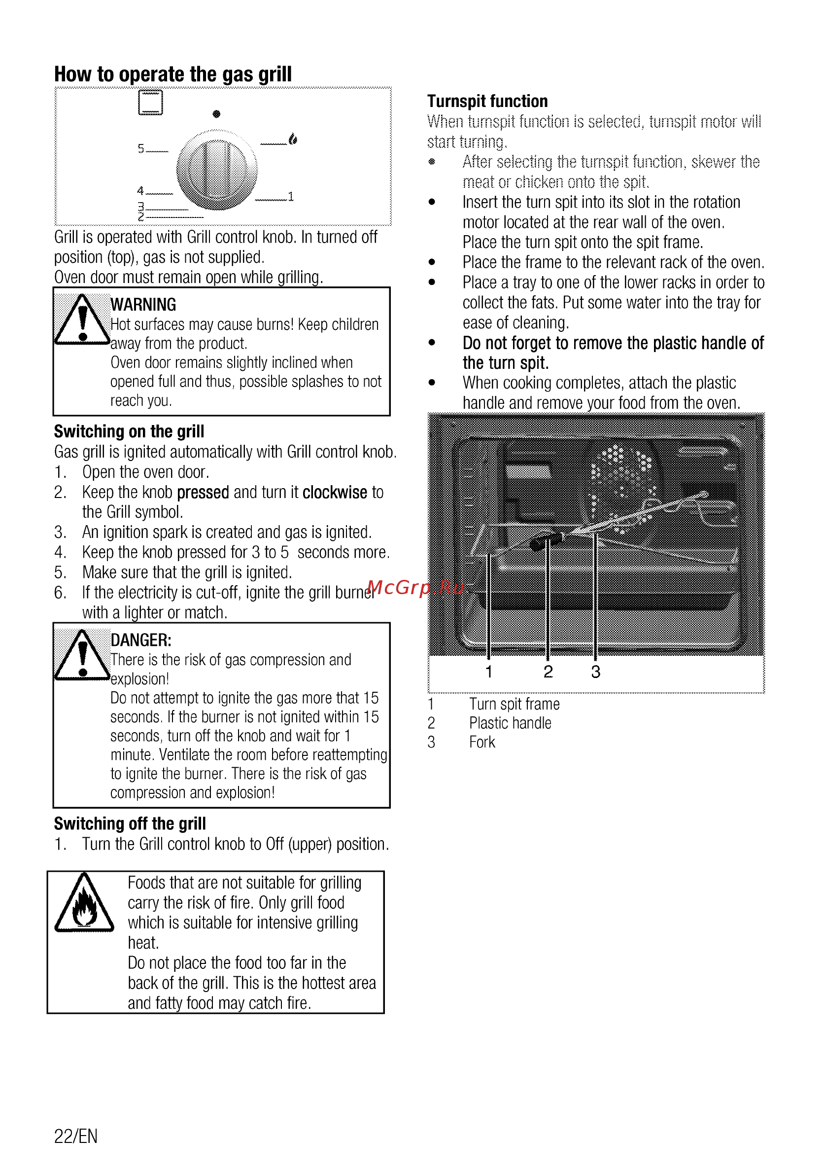 Beko 7751388313 [22/60] How to operate the gas grill