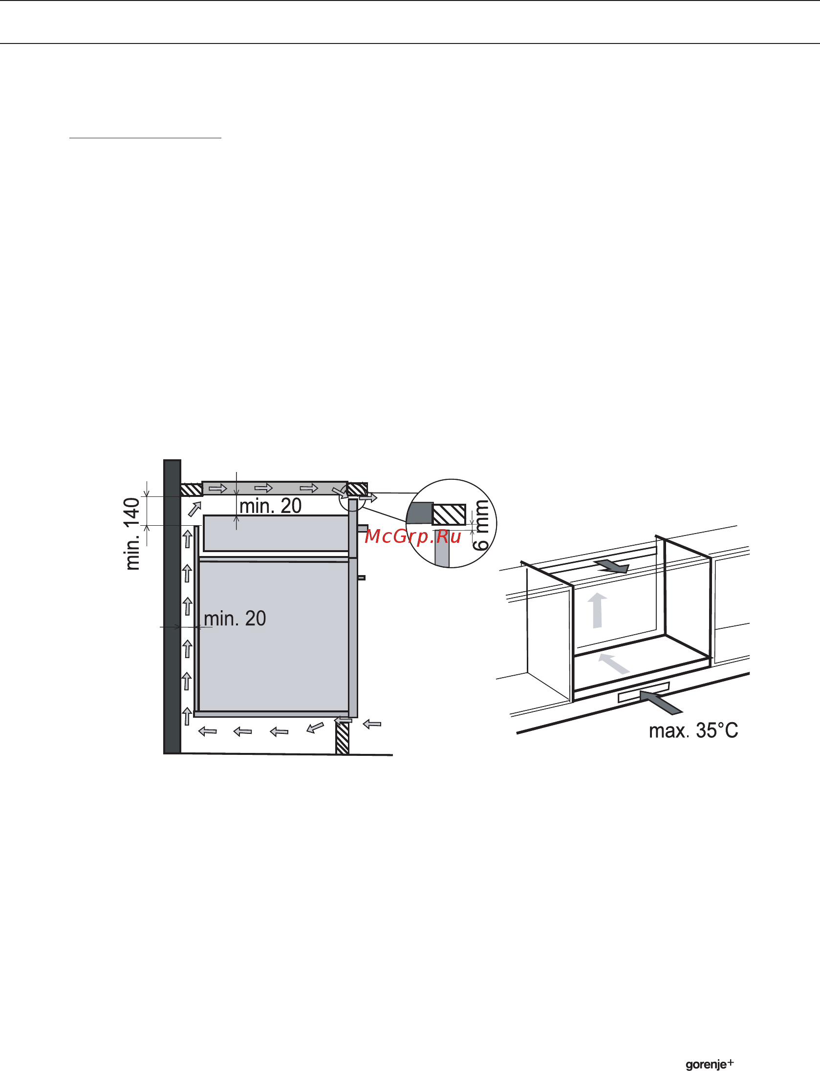 Gorenje GIS66XC 448755 Черный [31/40] Установка