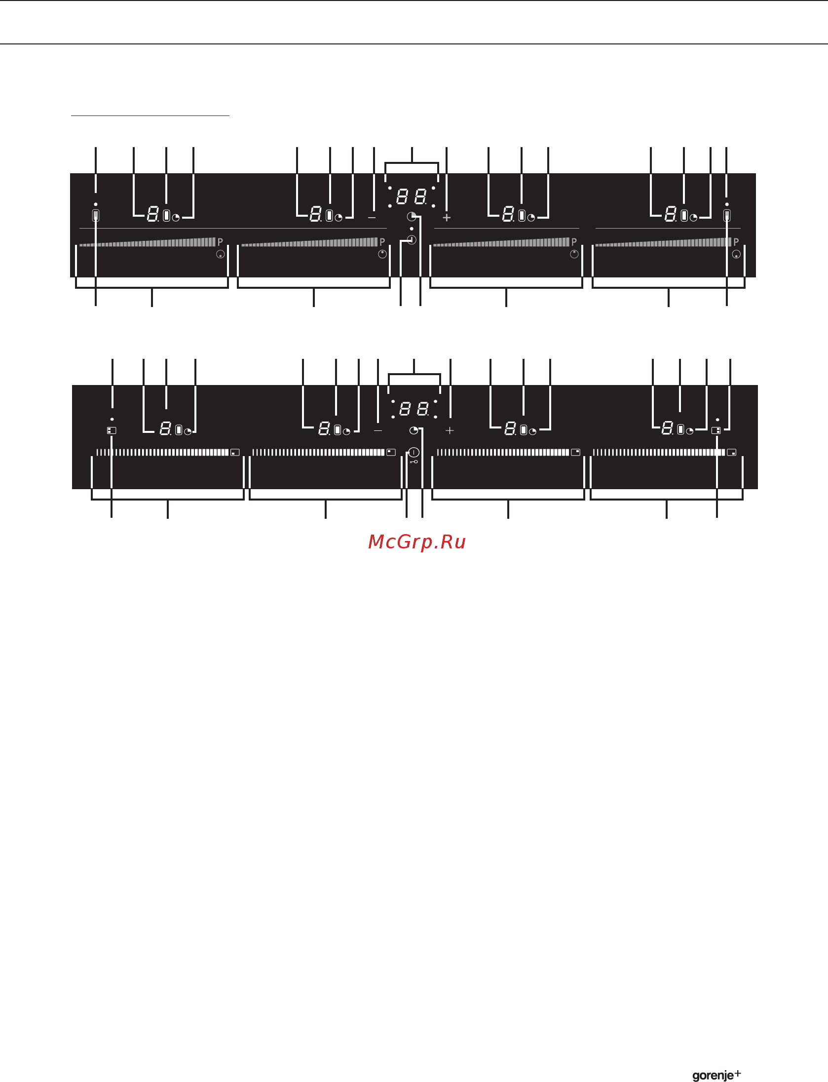 Gorenje GIS66XC 448755 Черный [5/40] Индукционная варочная поверхность