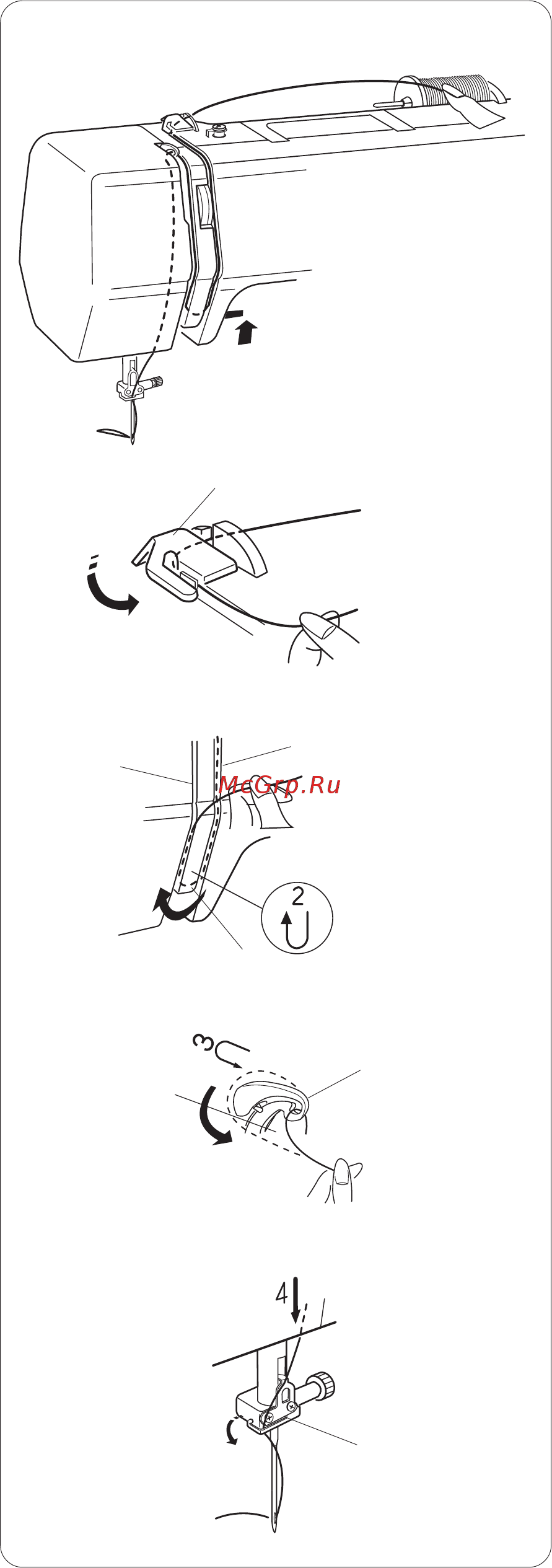 Janome My Style 100 электромеханическое, ротационный горизонтальный [13/36] Page 14