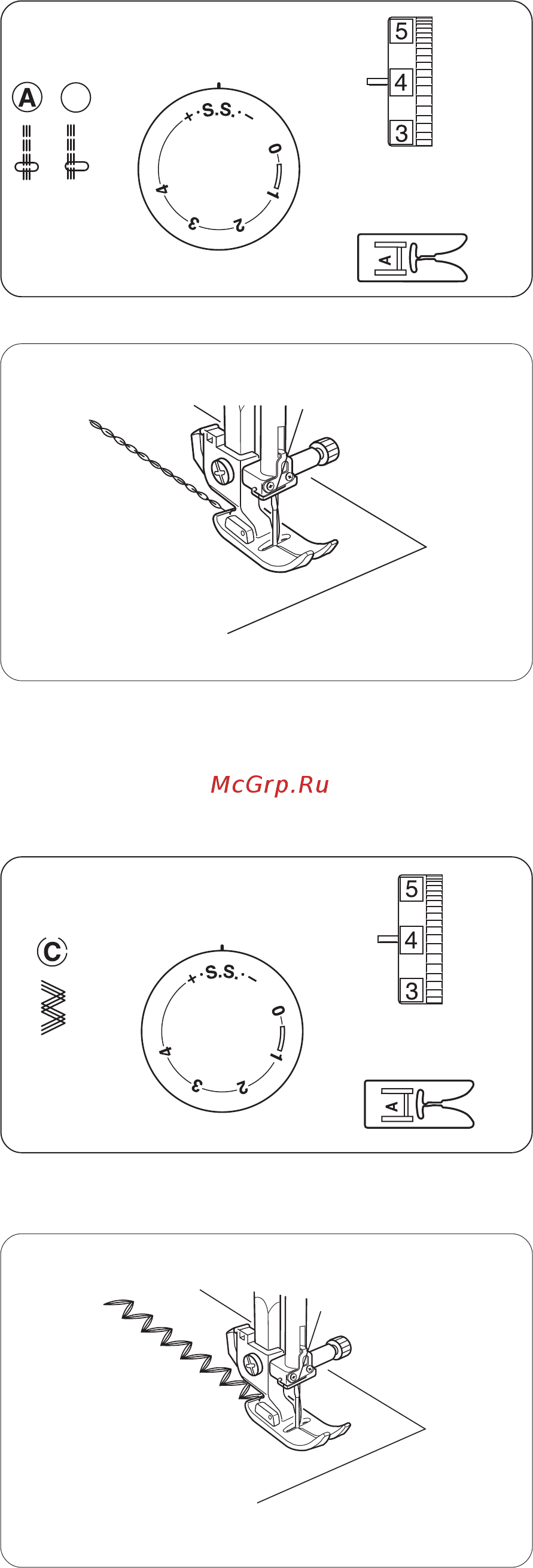Janome My Style 100 электромеханическое, ротационный горизонтальный [22/36] Page 23