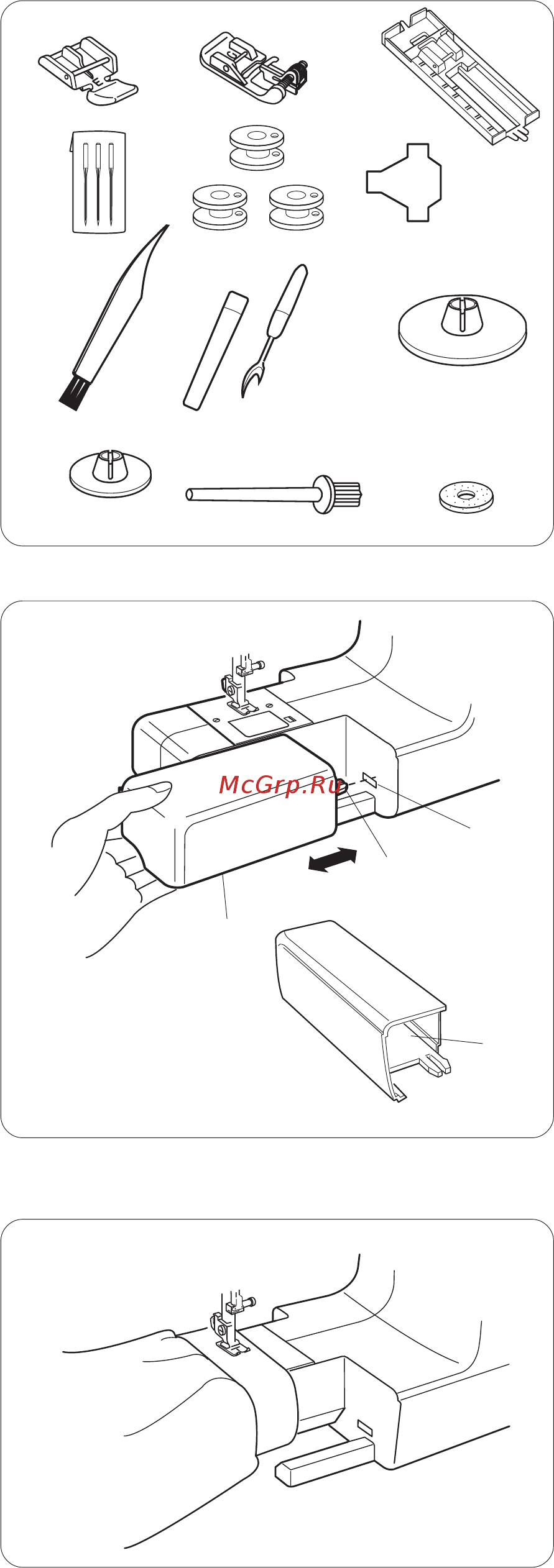 Janome My Style 100 электромеханическое, ротационный горизонтальный [5/36] Page 6