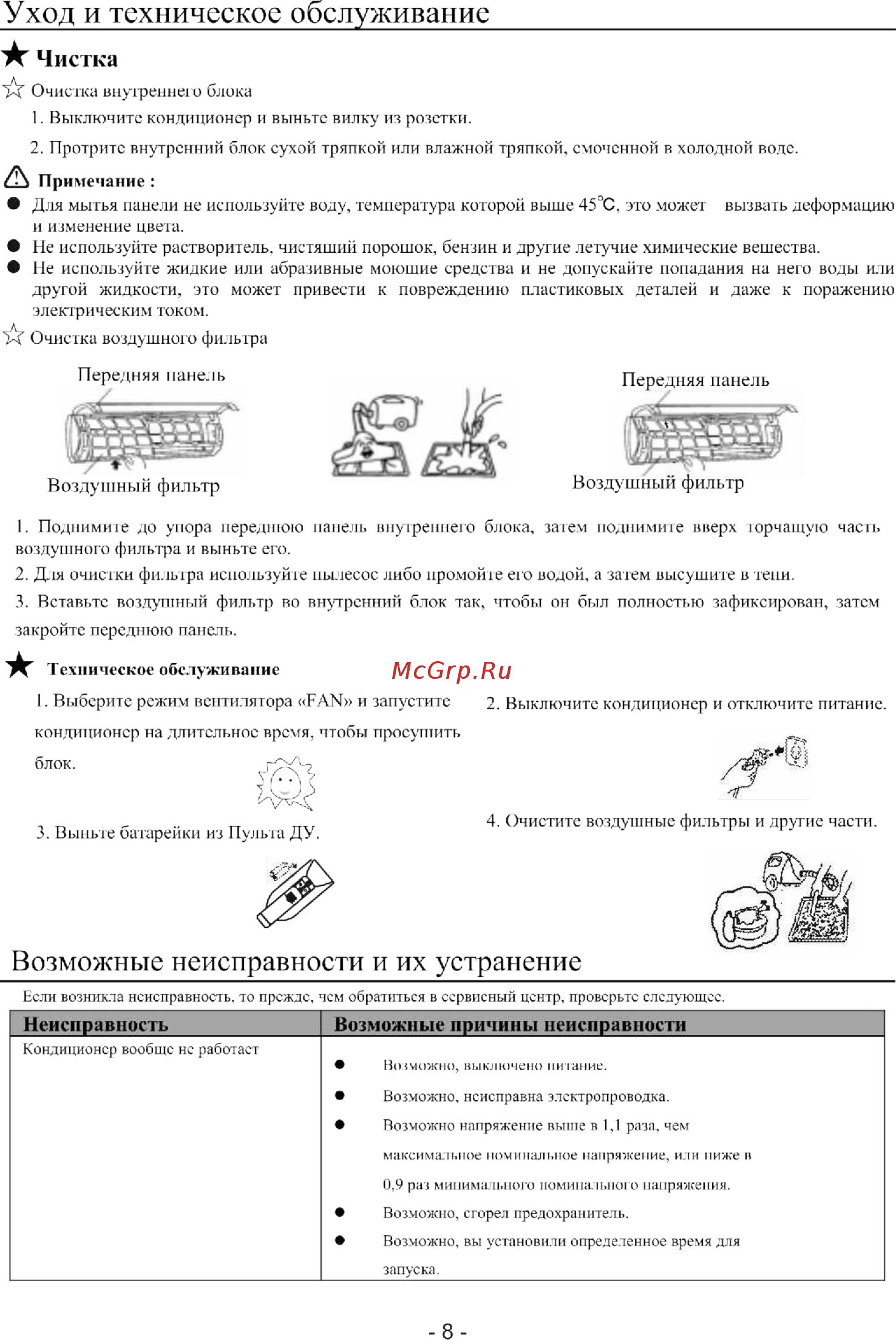 Roda RS-A 12 E/RU-A 12 E SKY [10/20] А чистка