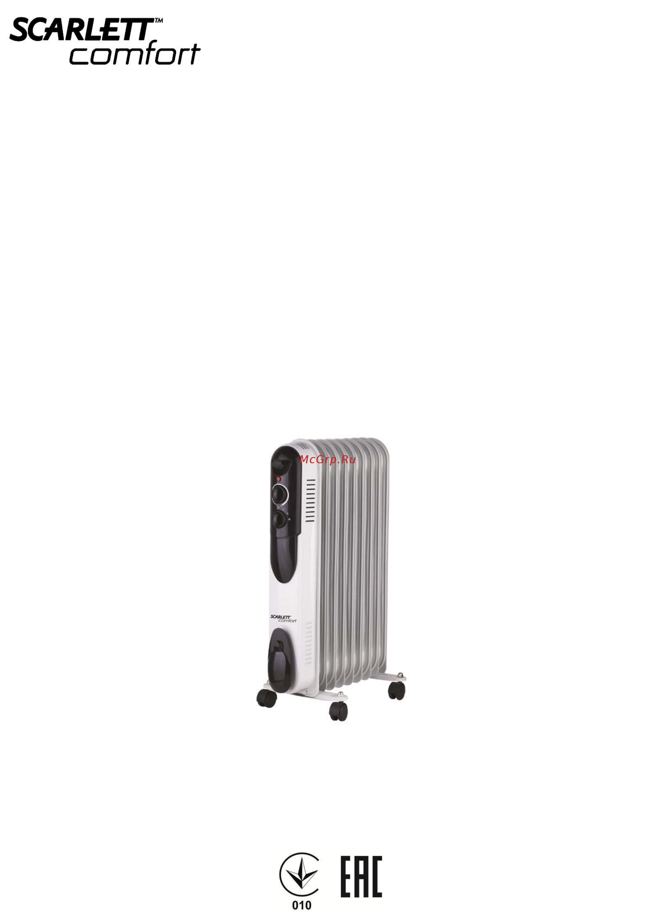 Scarlett SC-OH67B01-9 Белый Инструкция по эксплуатации онлайн