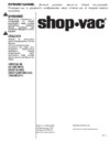Shop-Vac Blower Vac 25 9633642 Инструкция по эксплуатации