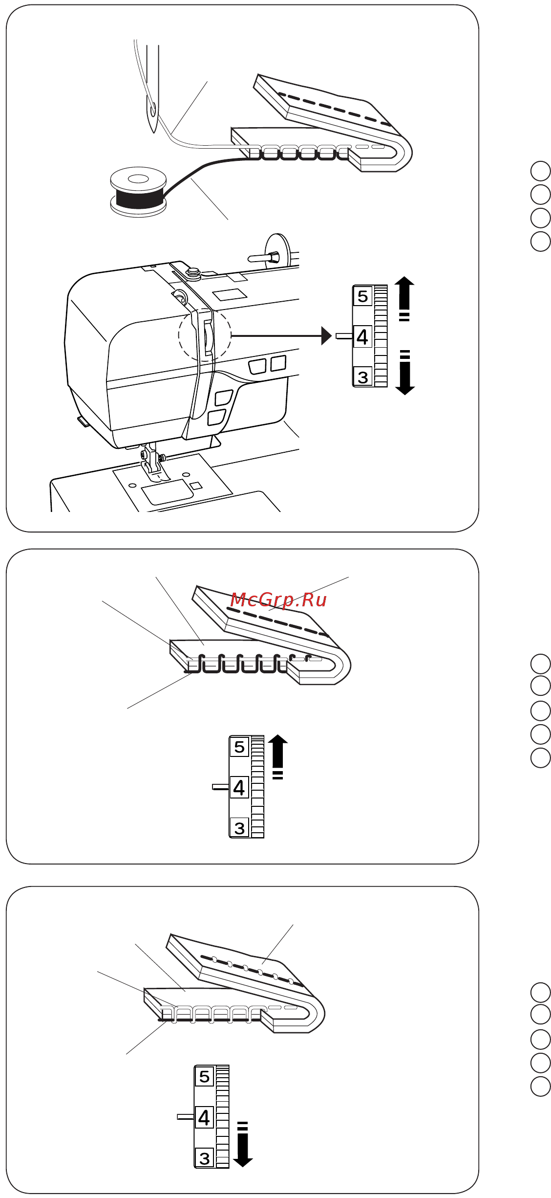 Janome 4100L Инструкция по эксплуатации онлайн [12/58] 299398