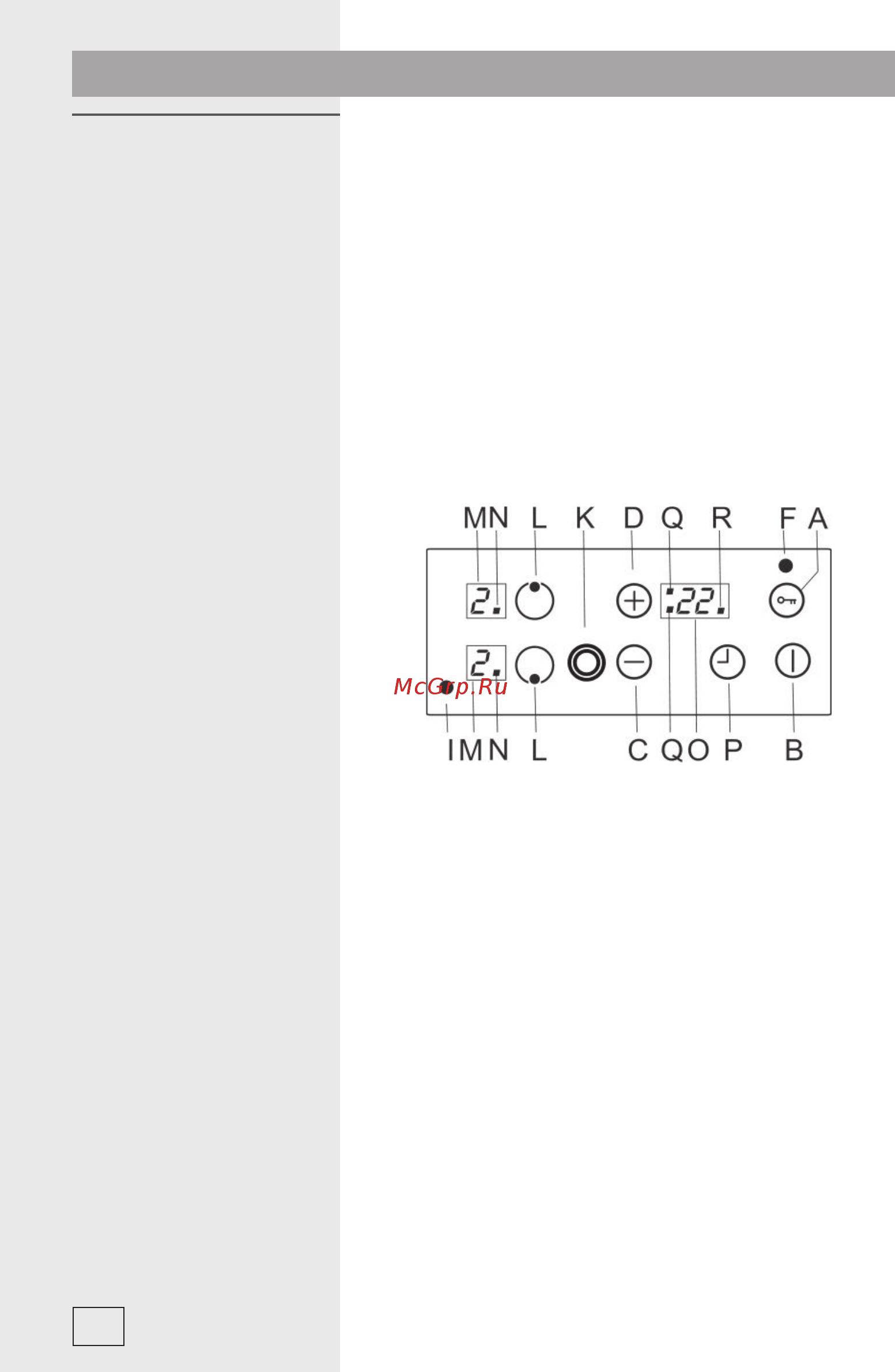 Gorenje Ora-ito ECT330ORAB 728019 [8/24] Панель управления