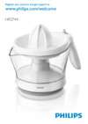 Philips VIVA COLLECTION HR2744/40 Инструкция по эксплуатации