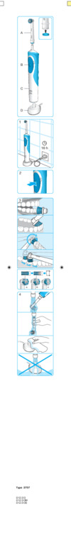 Oral-B Vitality Precision Clean 3D White D12.513 Инструкция по эксплуатации