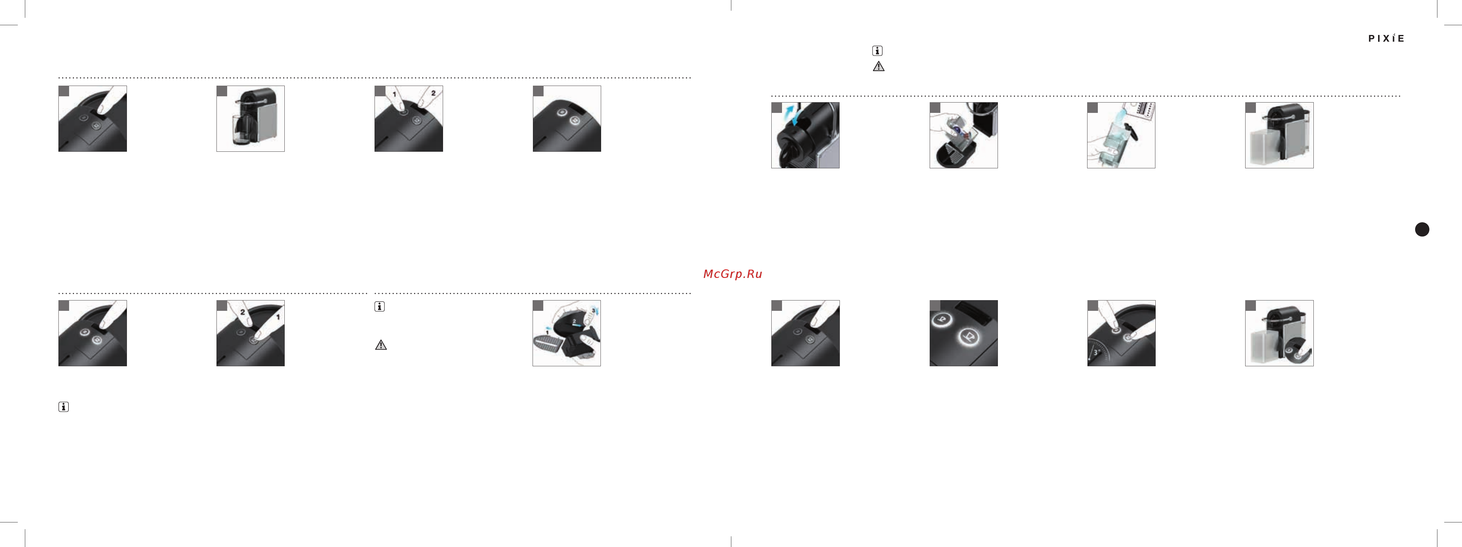 Nespresso Pixie C60 [46/63] Durata este de aproximativ 5 minute pentru o detartrare
