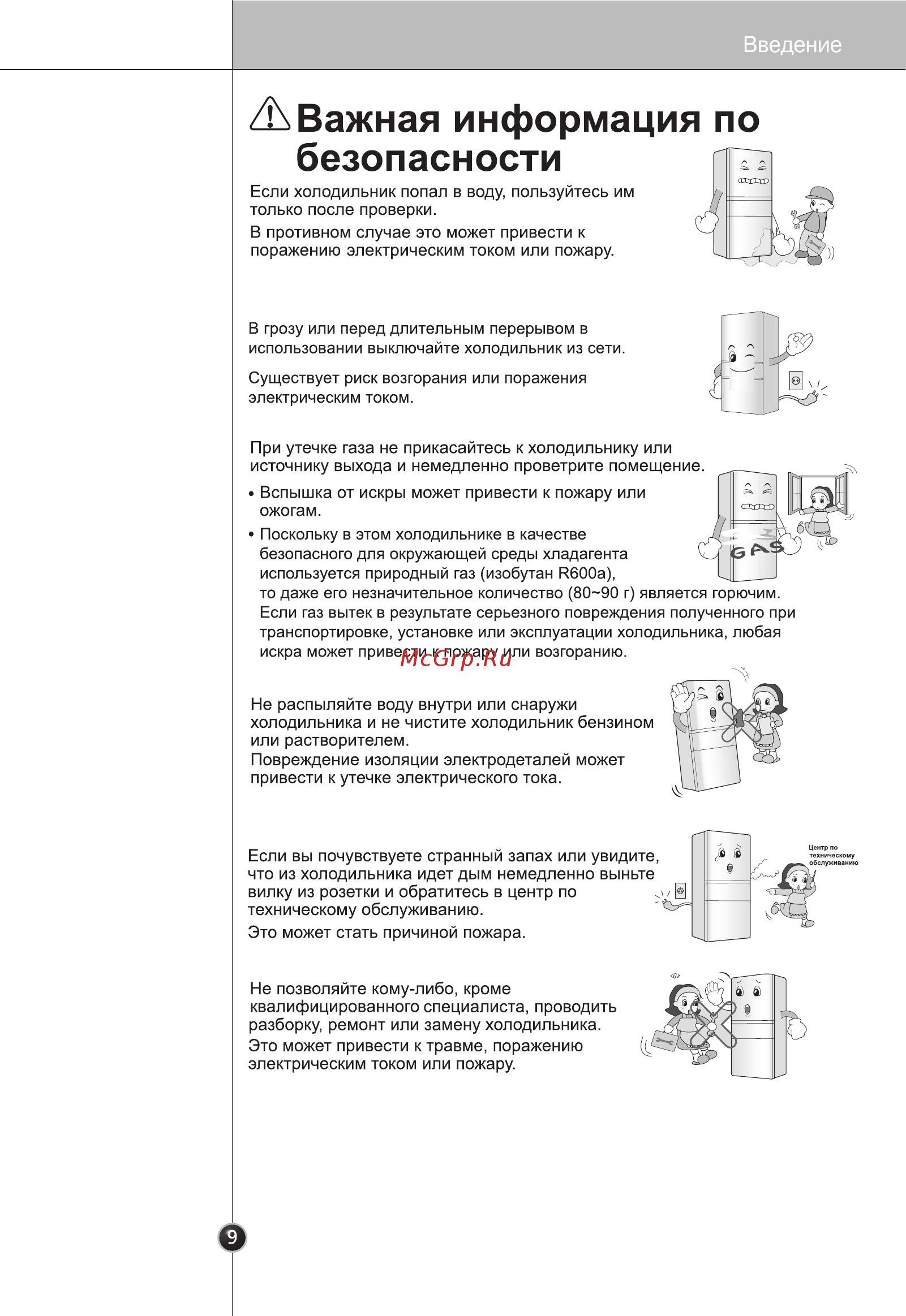 LG GC-B303SMHV Инструкция по эксплуатации онлайн [8/32] 301010