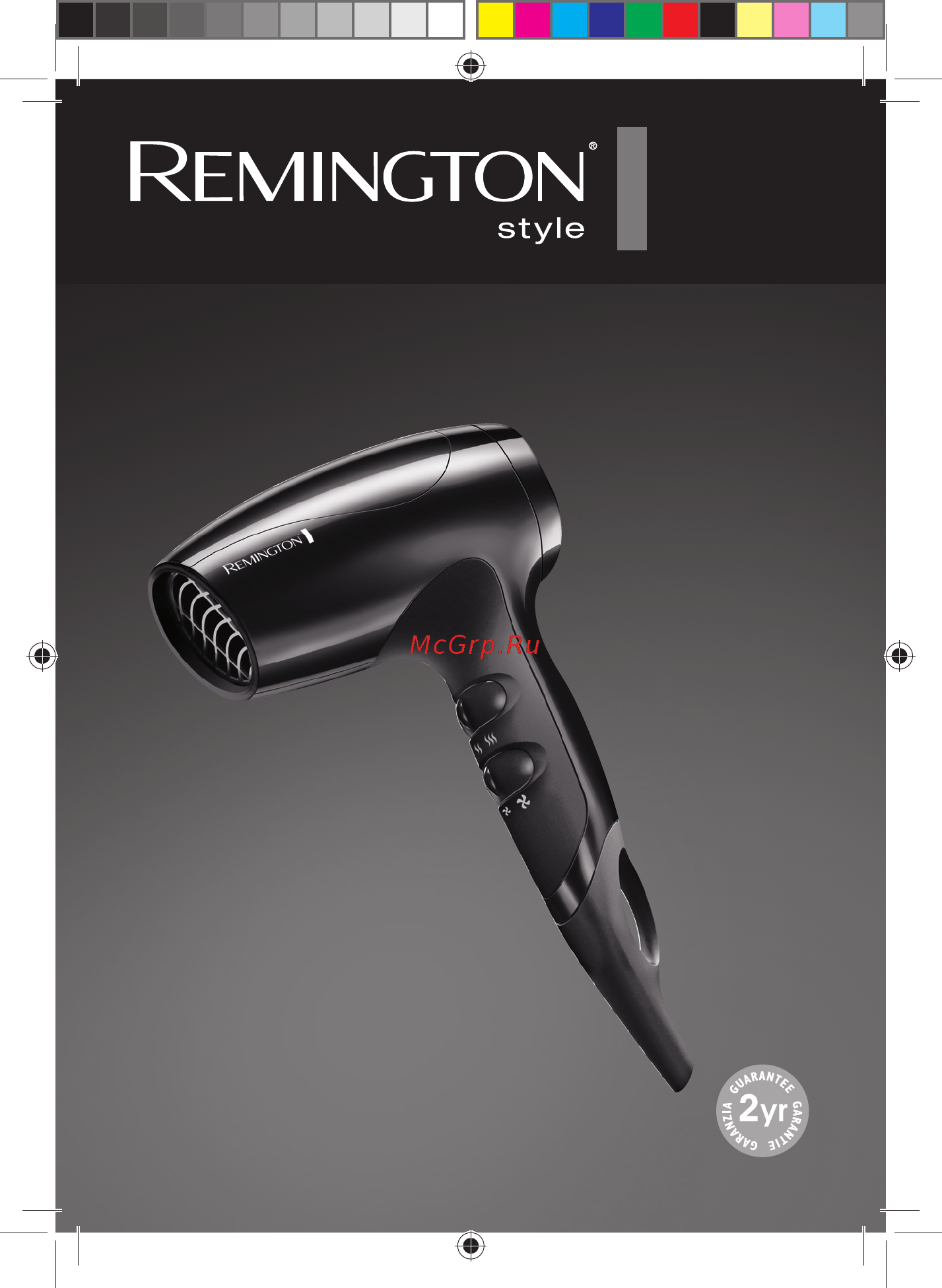 Remington Compact D5000 Black Инструкция по эксплуатации онлайн