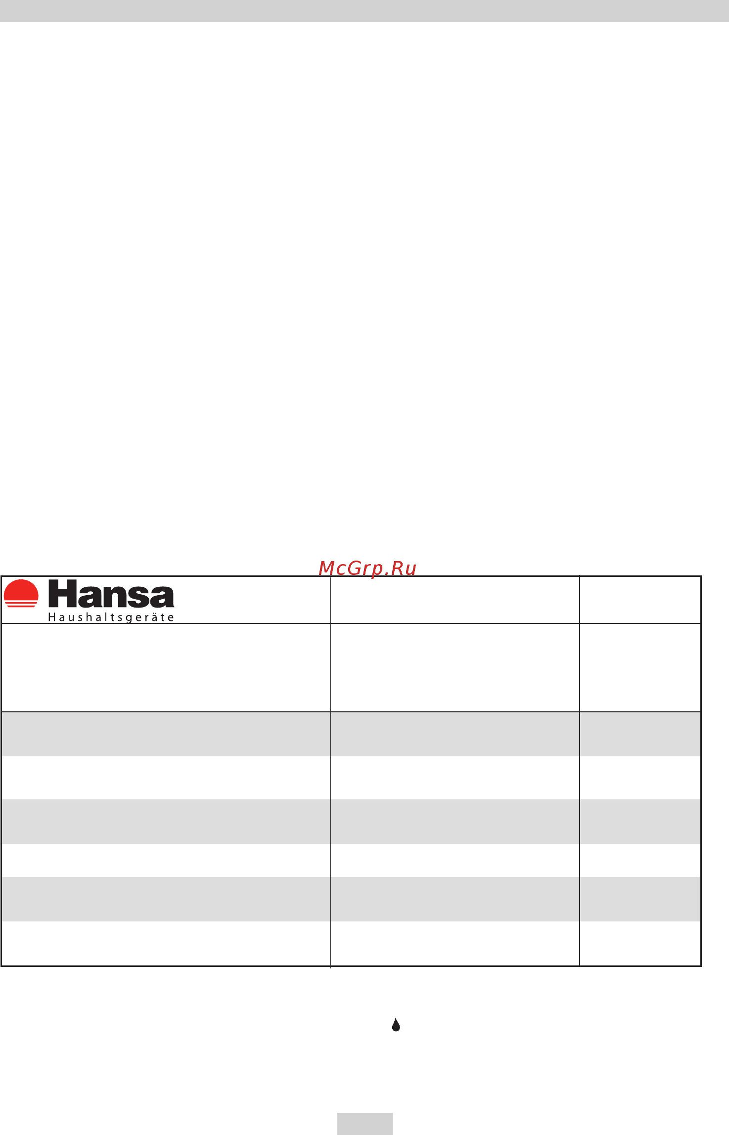 Hansa FCMW68020 [9/84] F электрическая конфоркa