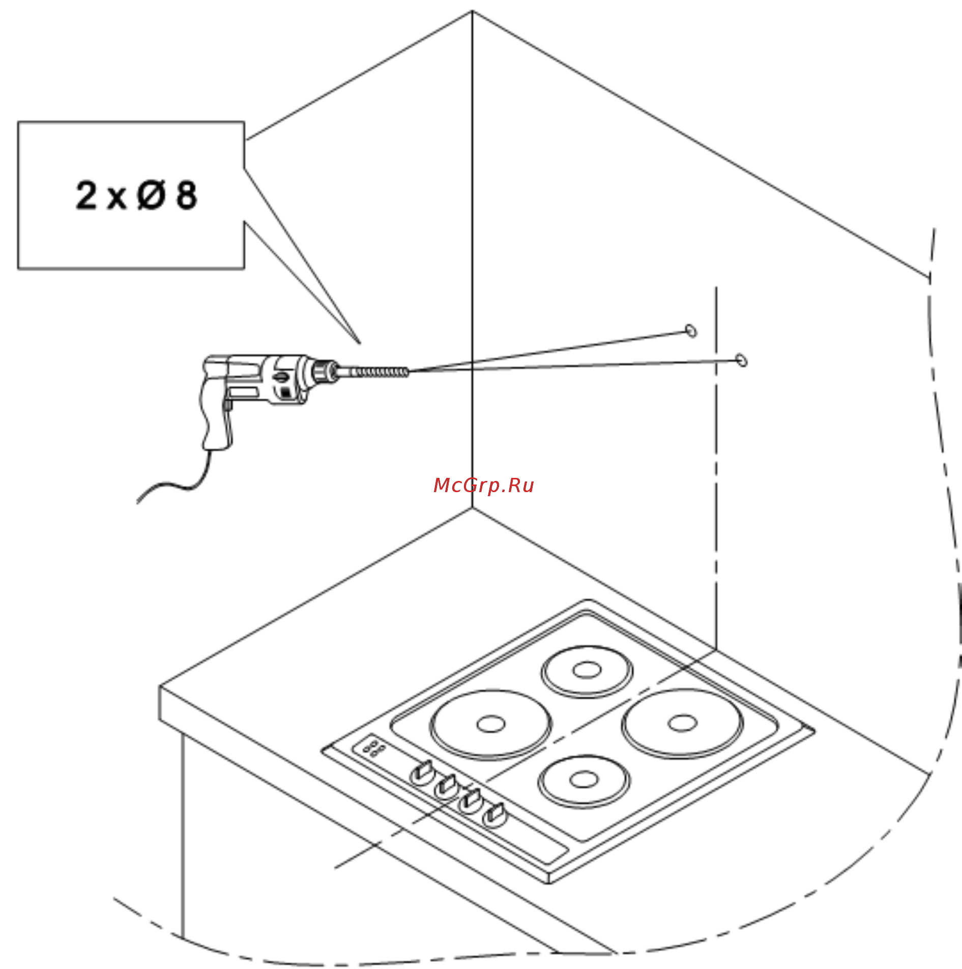Maunfeld Corsa Light (C) 60 Белый Инструкция по эксплуатации онлайн [6/24] 302701