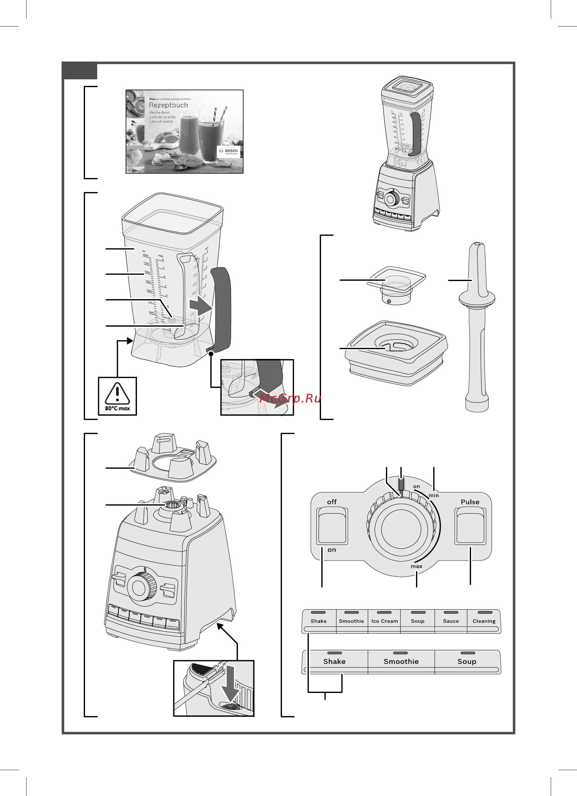 Bosch VitaBoost MMBH6P6B Черный Инструкция по эксплуатации онлайн [19/24] 302041