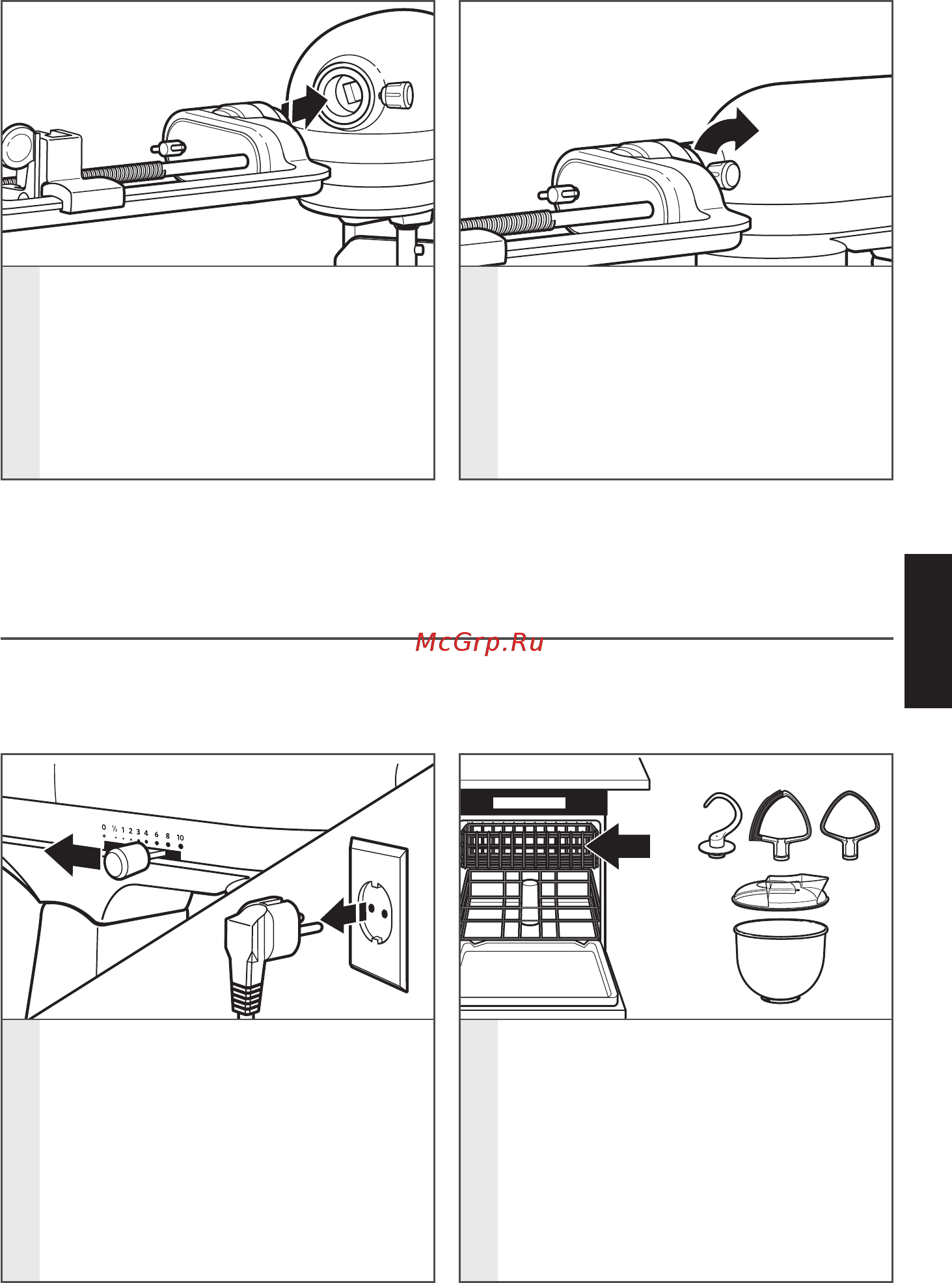 KitchenAid Mini 5KSM3311XEBM Черный [14/17] Использование настольного миксера