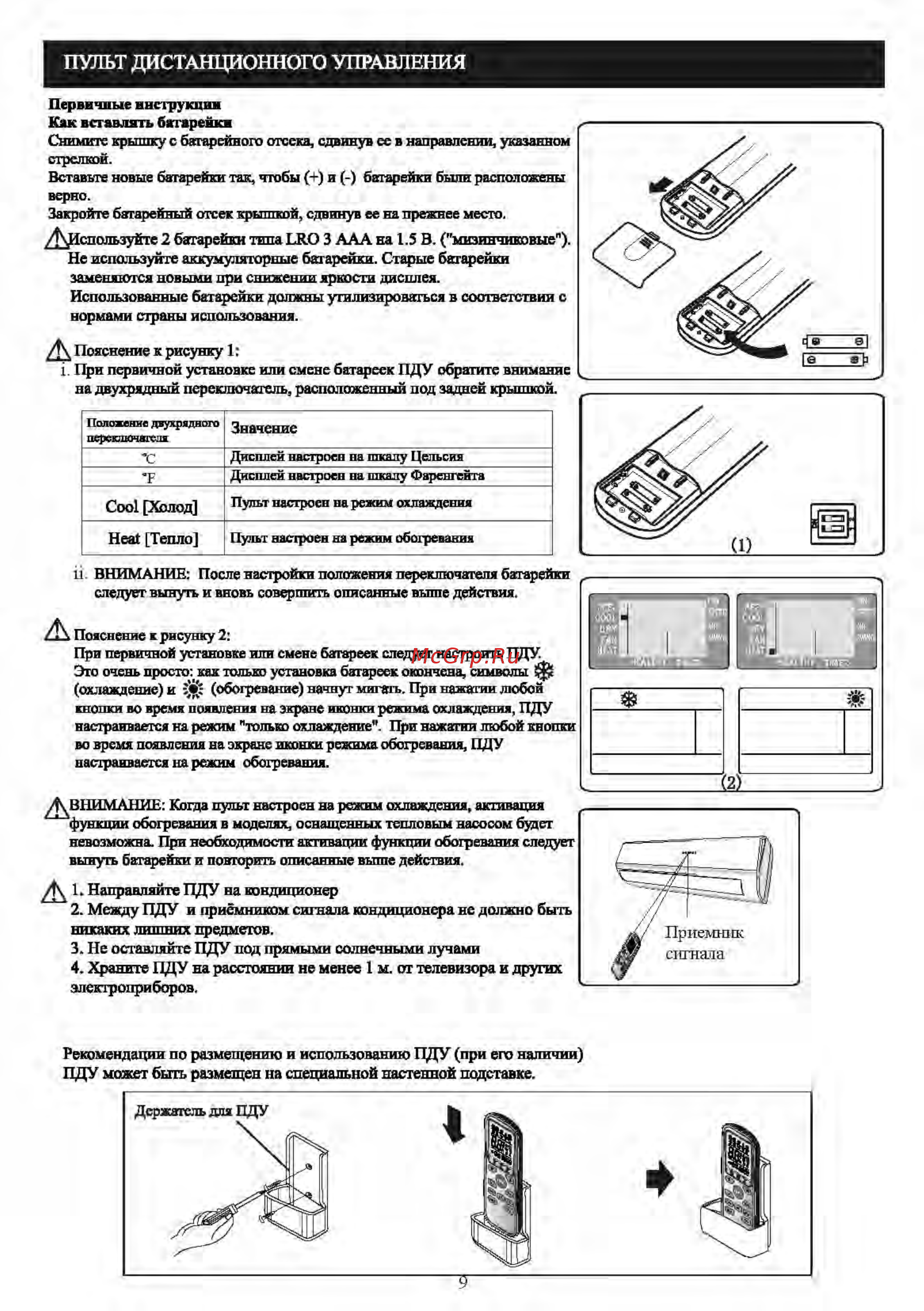 Shivaki ION SSH-I187BE Белый [11/31] Пульт дистанционного управления