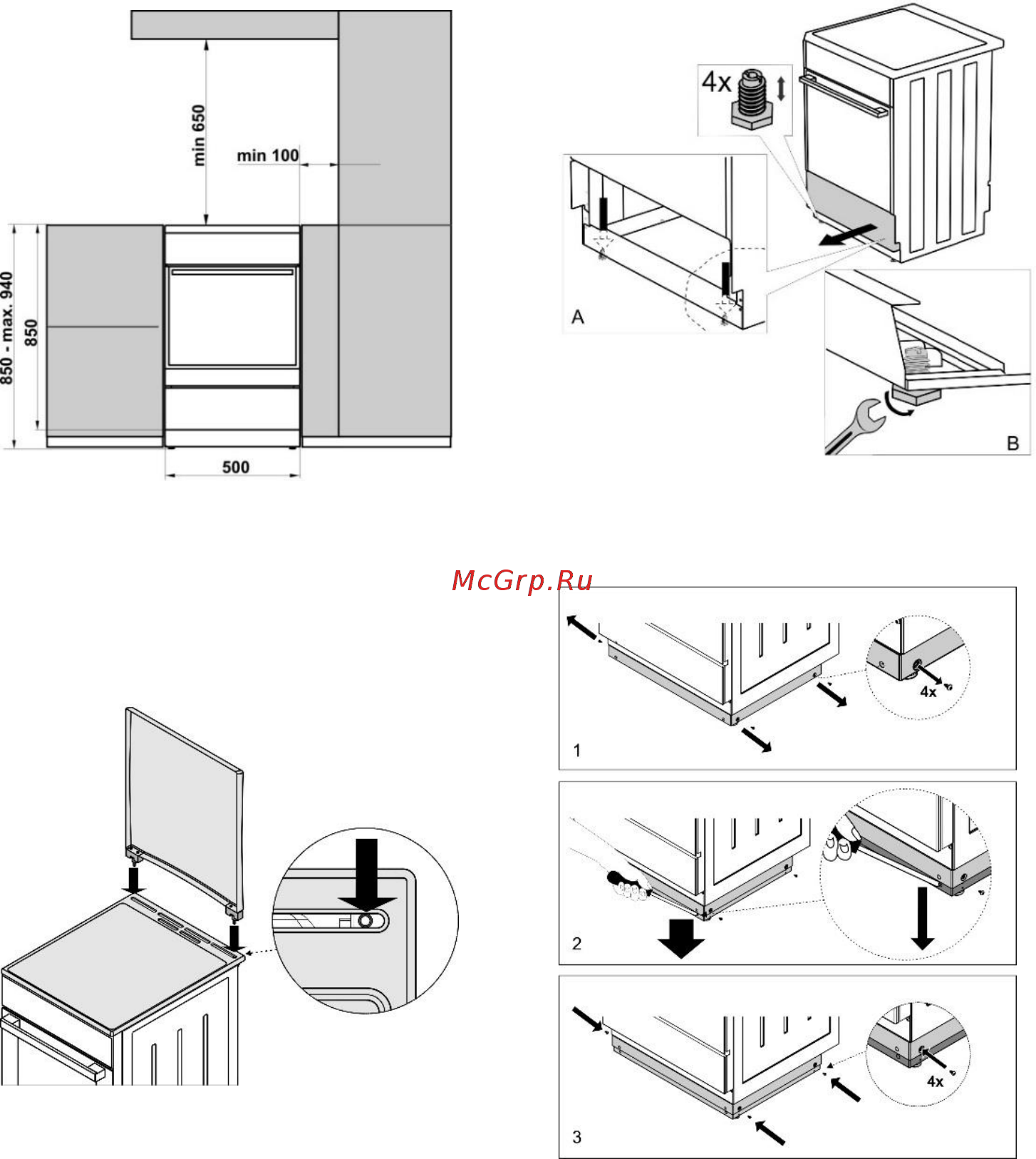 Gorenje G5111WF Белый [17/24] Инструкция по установке и подключению