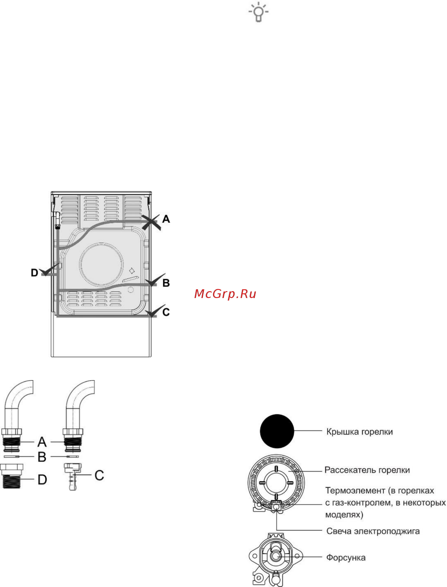 Gorenje GI5121WH Белый [19/24] Настройка на другой вид газа