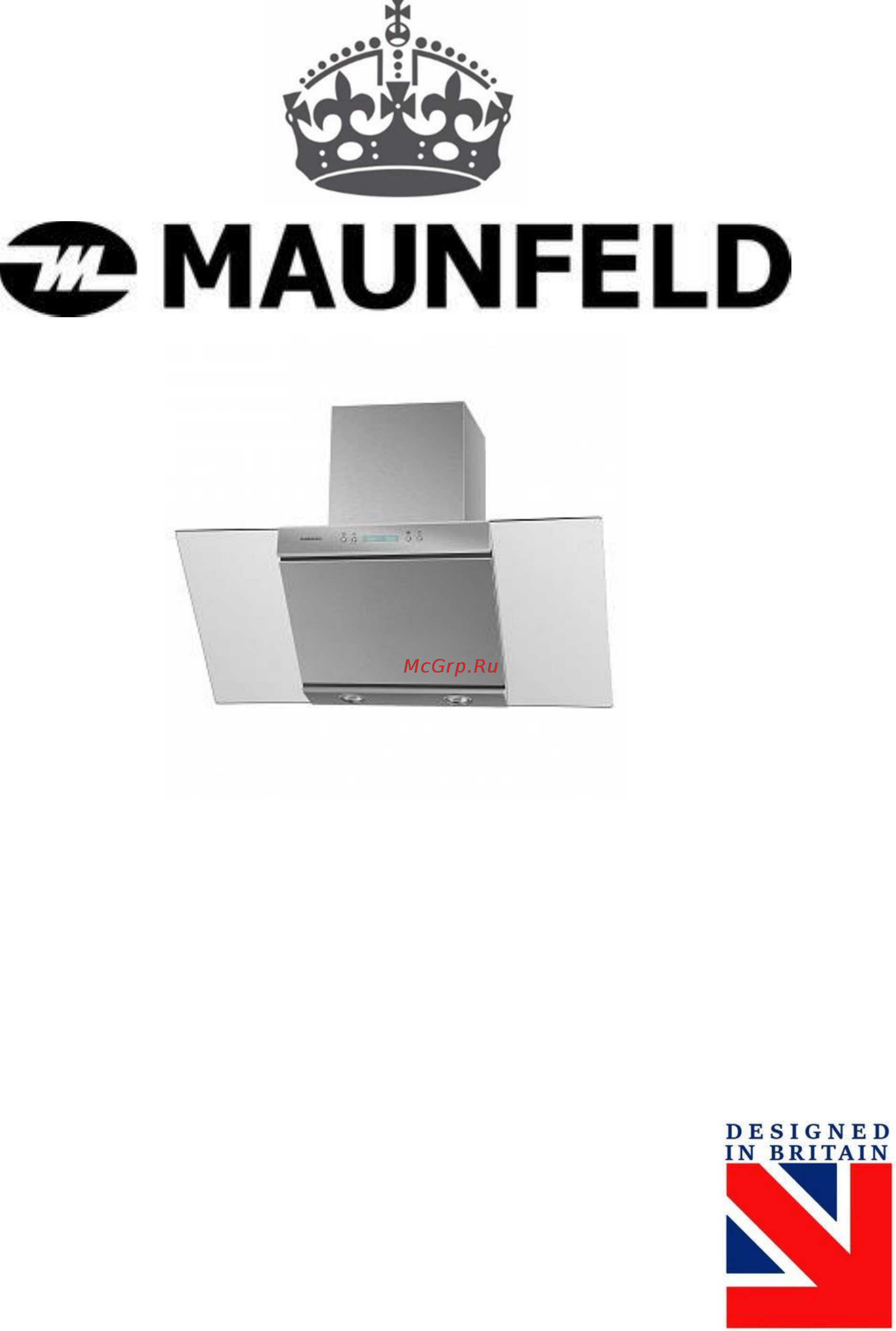 Maunfeld Gloria 90 Нержавеющая сталь Инструкция по эксплуатации онлайн
