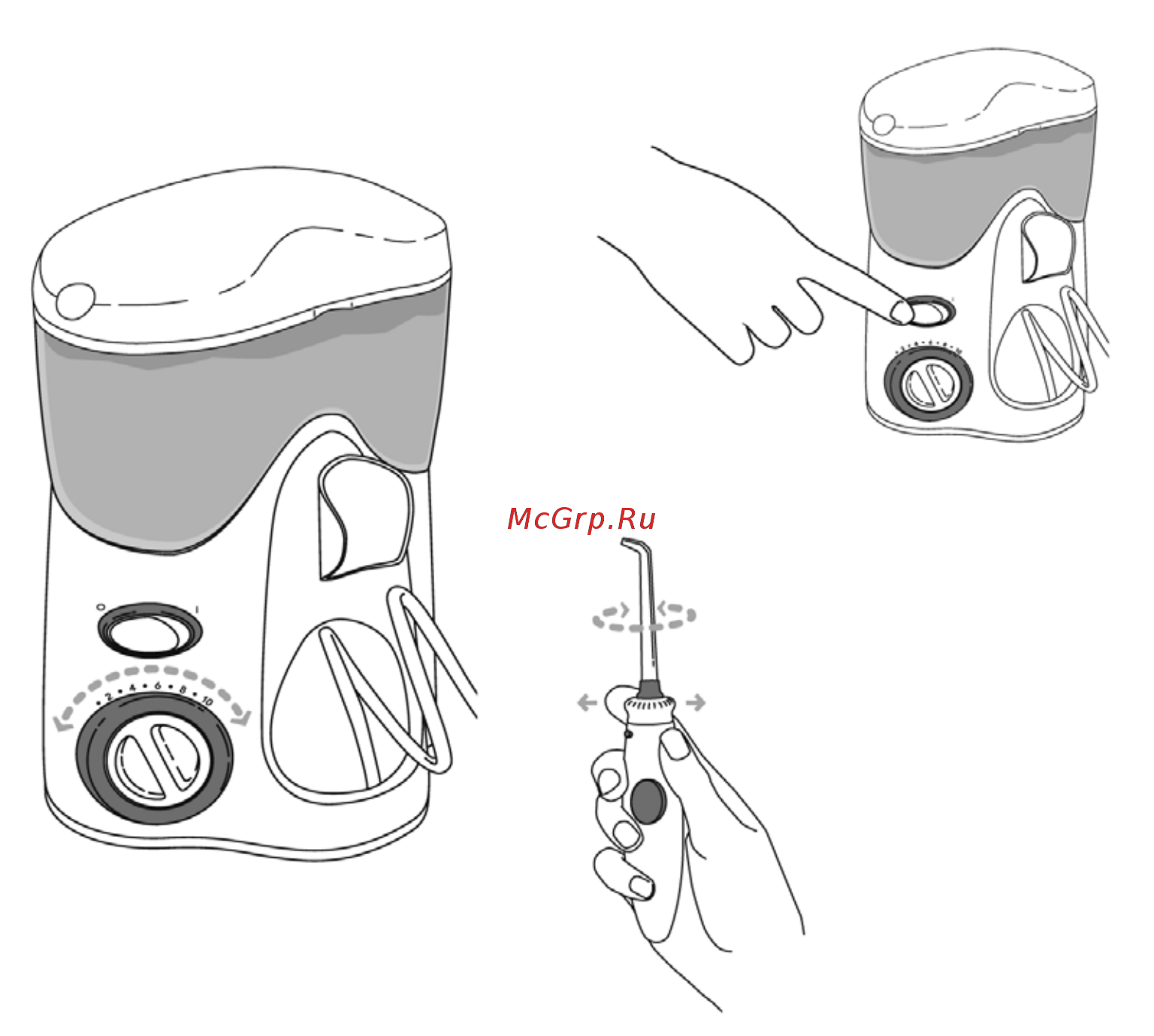 Waterpik WP-112 E2 Ultra Инструкция по эксплуатации онлайн [7/11] 302816