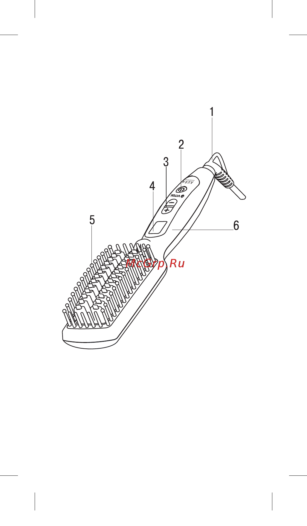 Vitek AURA VT-8446 VT Violet/Black Инструкция по эксплуатации онлайн [2/10] 376831