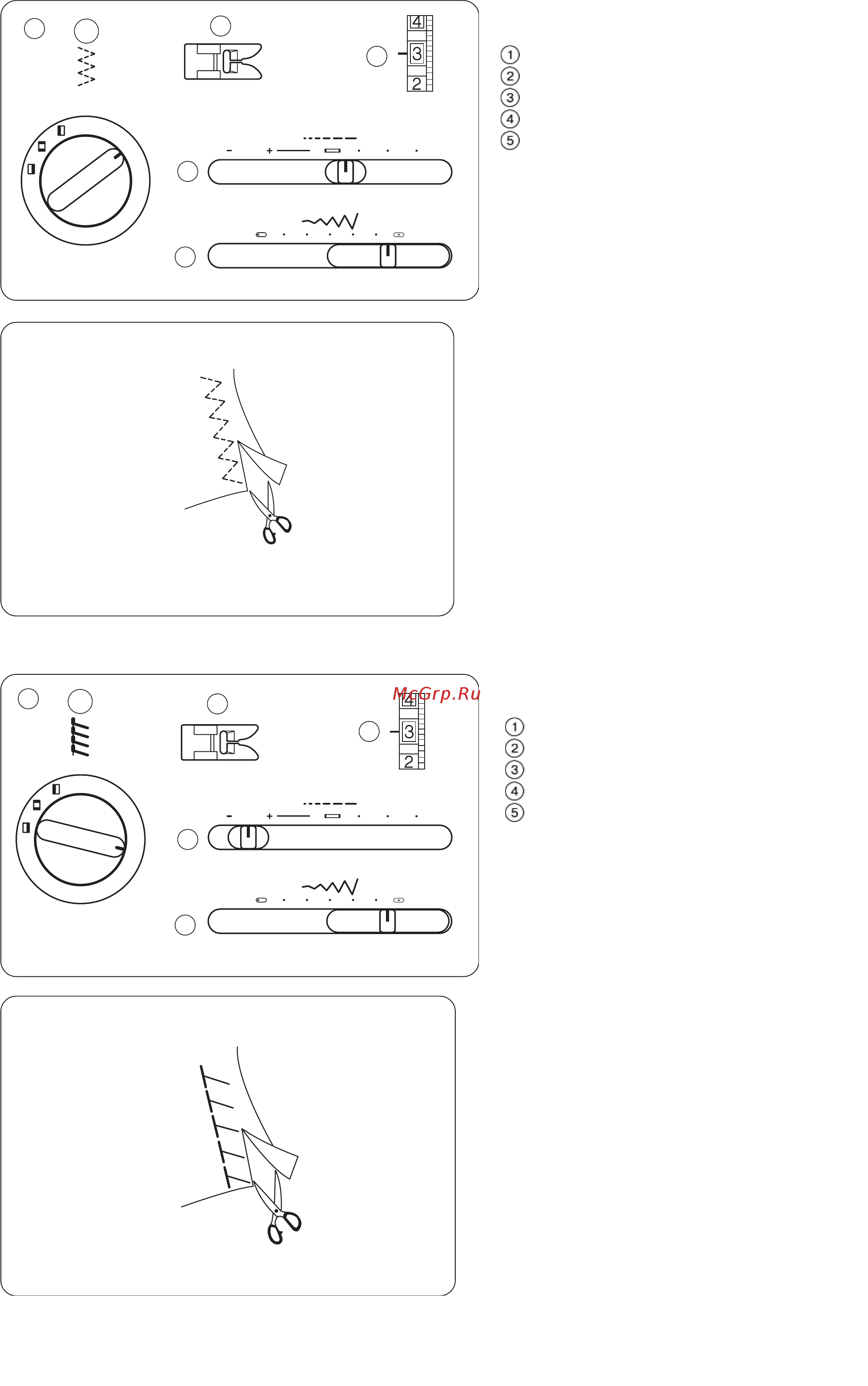Janome 415 белый [18/32] Сшивание трикотажа