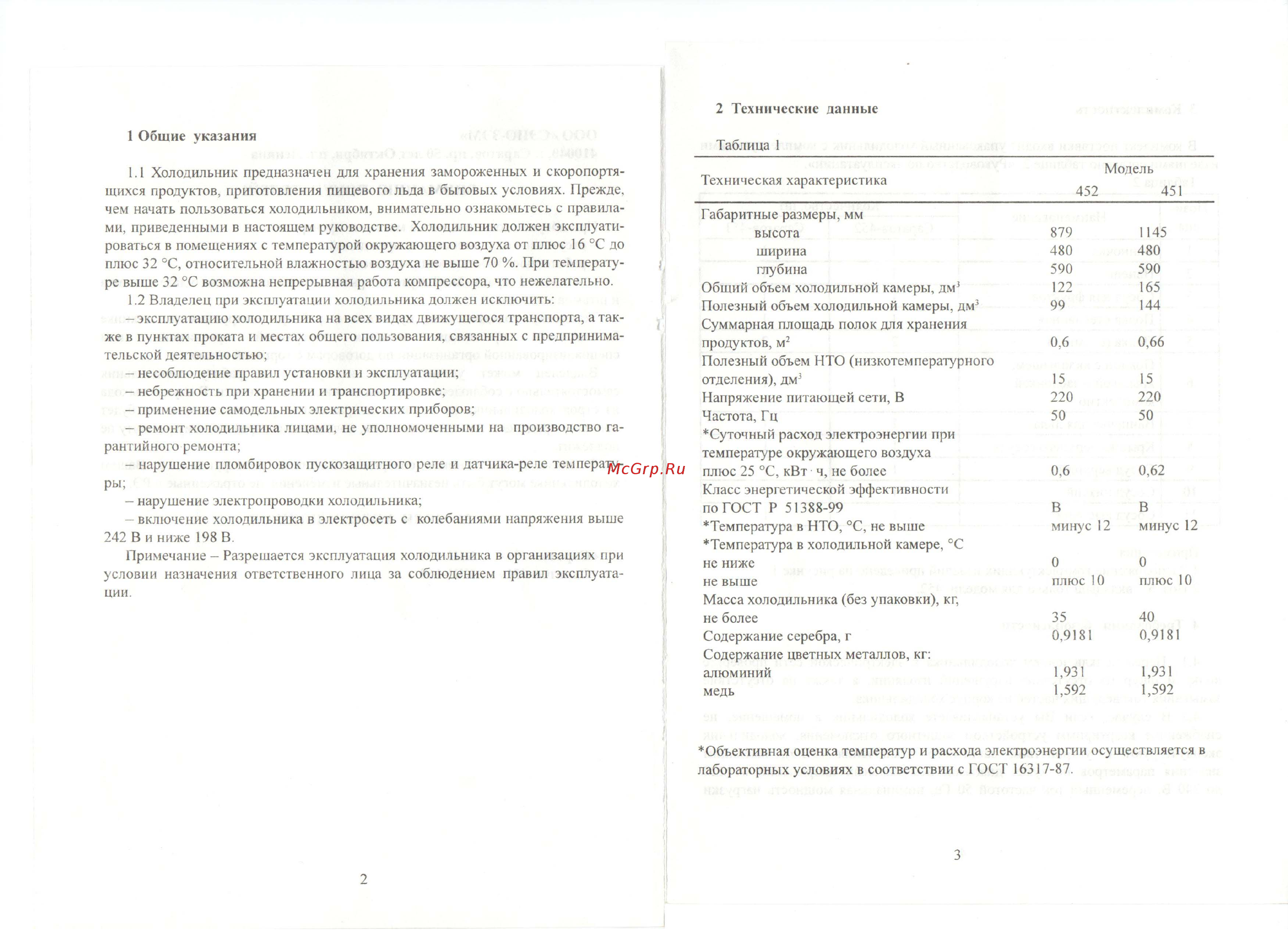 Саратов 451 Белый Инструкция по эксплуатации онлайн [3/9] 377557