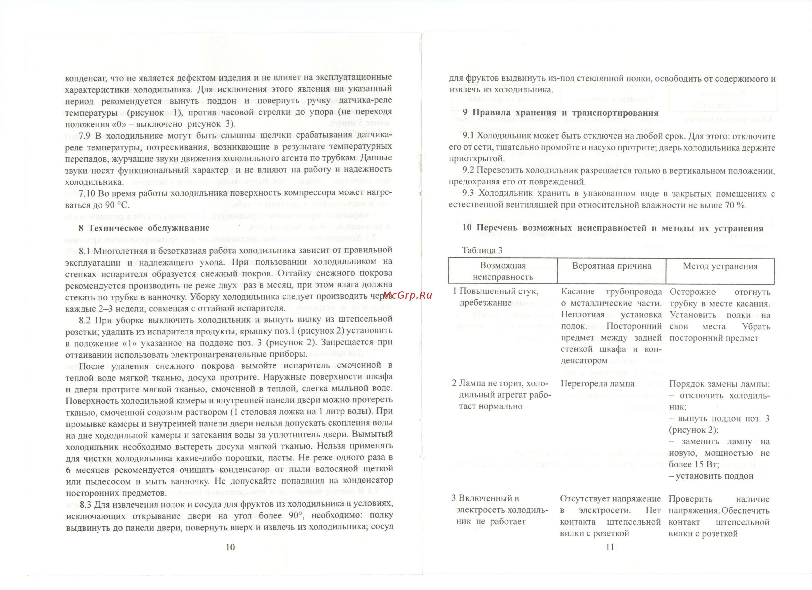 Саратов 451 Белый Инструкция по эксплуатации онлайн [7/9] 377557