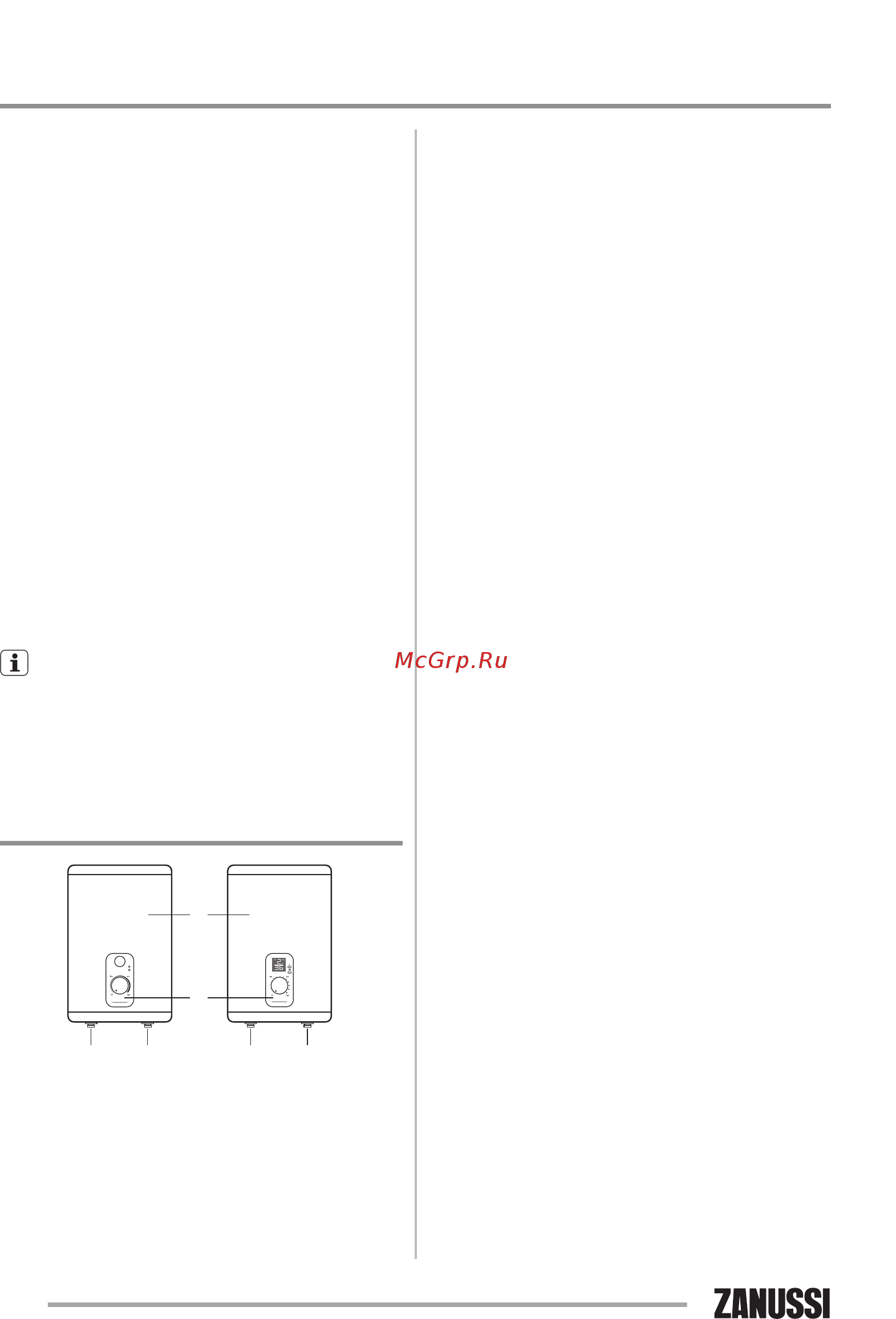 Zanussi ZWH/S 30 Splendore Белый [4/20] Устройство прибора