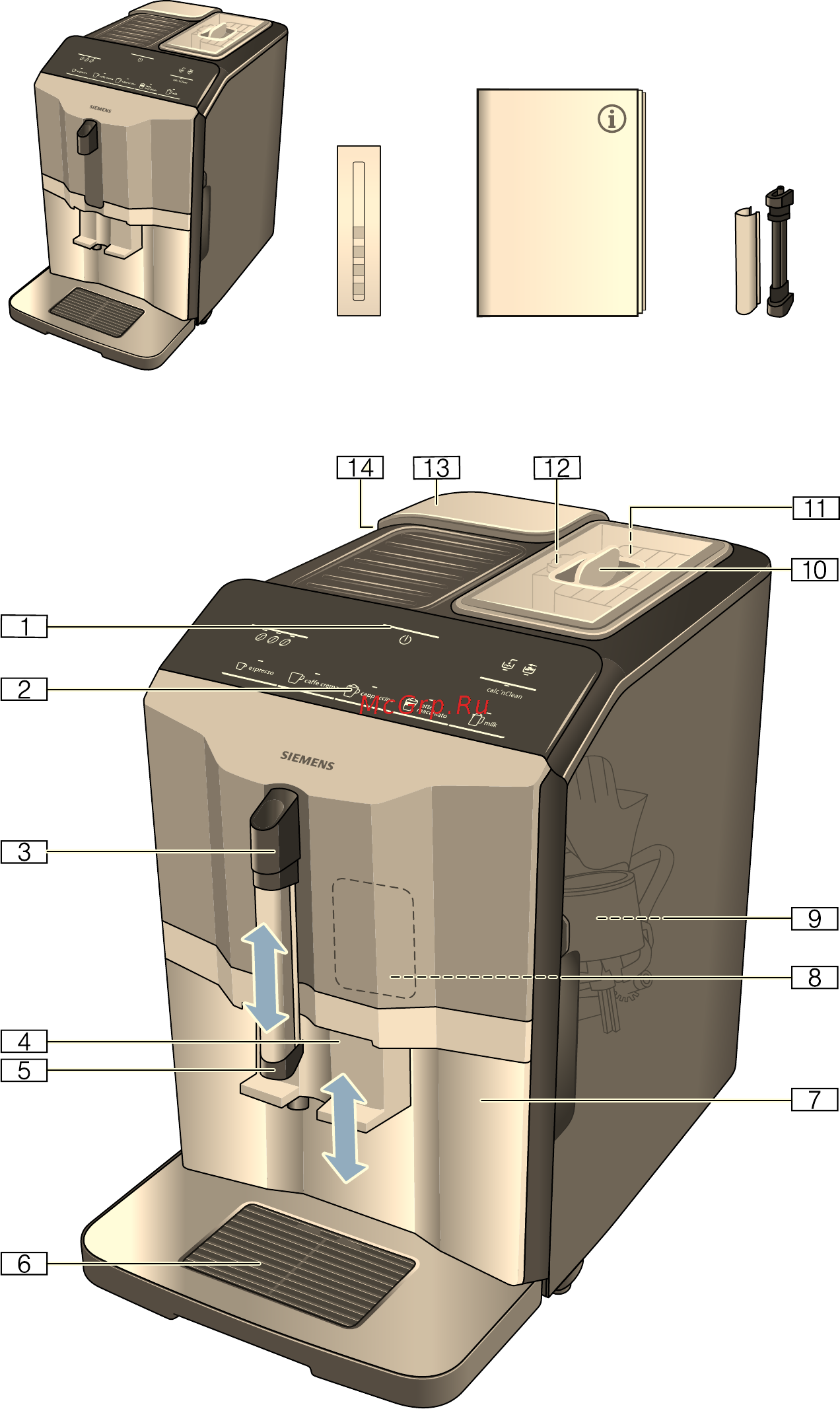 Siemens EQ.3 s100 (TI301209RW) Инструкция по эксплуатации онлайн [2/29] 346037