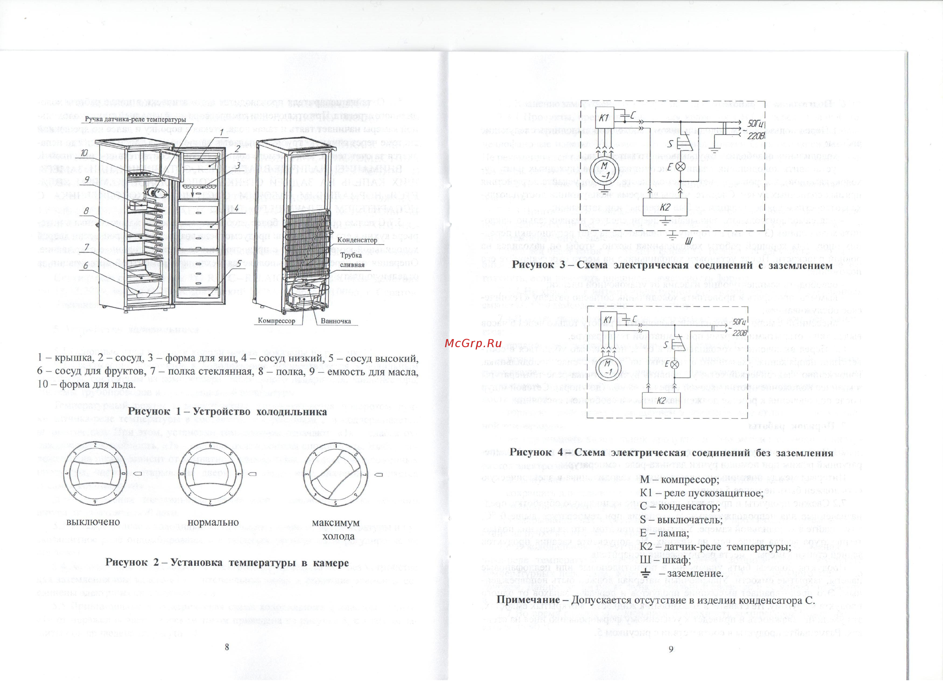 Саратов 467 КШ-210 белый Инструкция по эксплуатации онлайн [6/10] 303632
