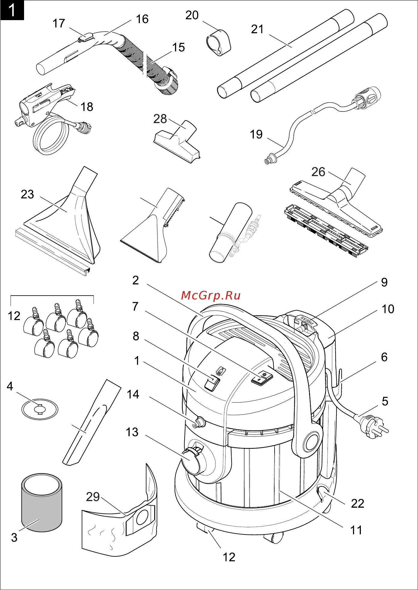 Karcher SE 4001 желтый 1.081-130.0 Инструкция по эксплуатации онлайн [2/198] 303667