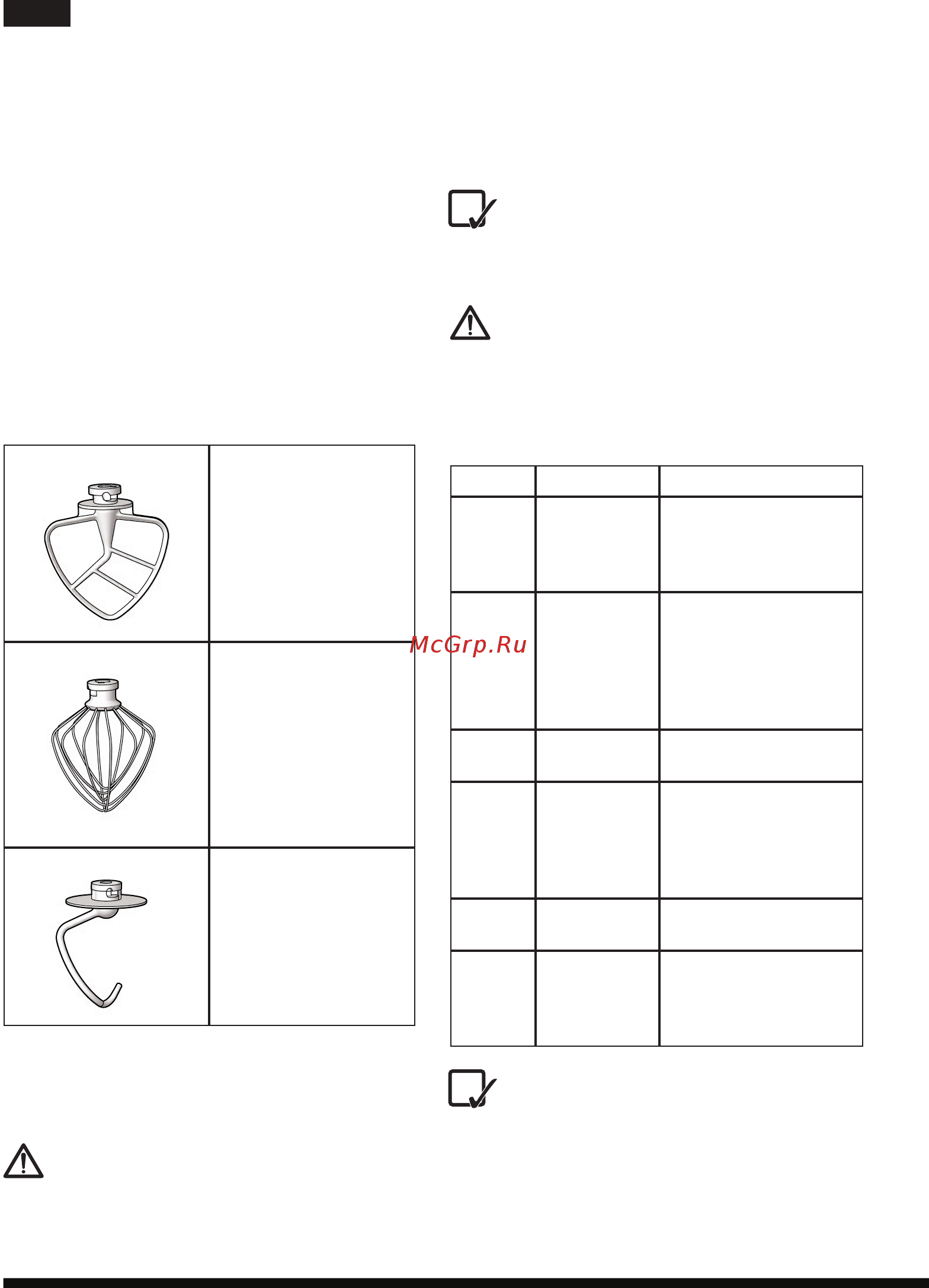 Hotpoint-Ariston KM 040 AX0 Серебристая [14/62] Guide on the use of different speeds