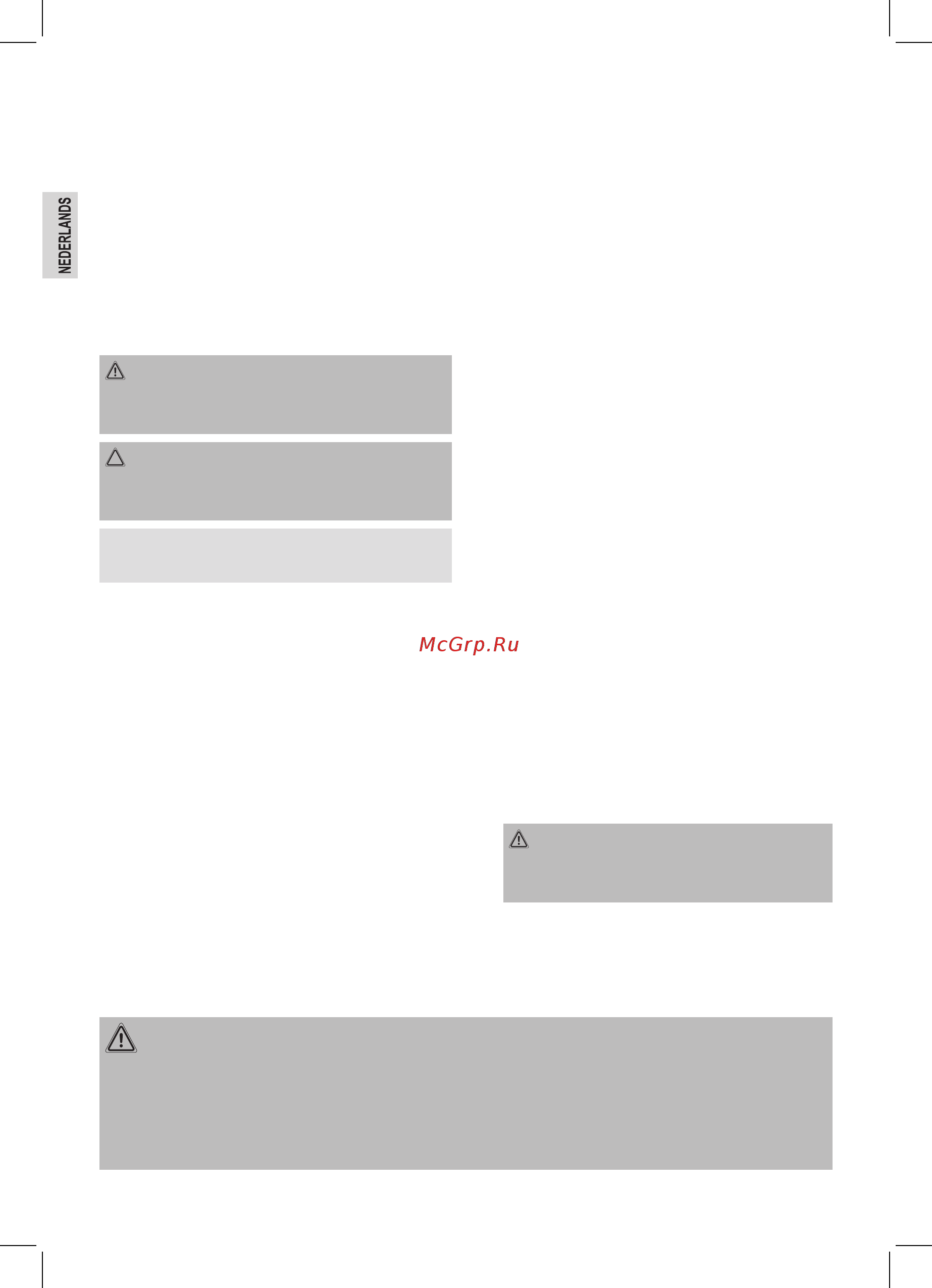 ProfiCook 501070 [12/90] Speciale veiligheidsinstructies voor dit apparaat