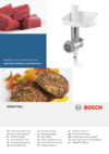 Bosch MUZ5FW1 Инструкция по эксплуатации