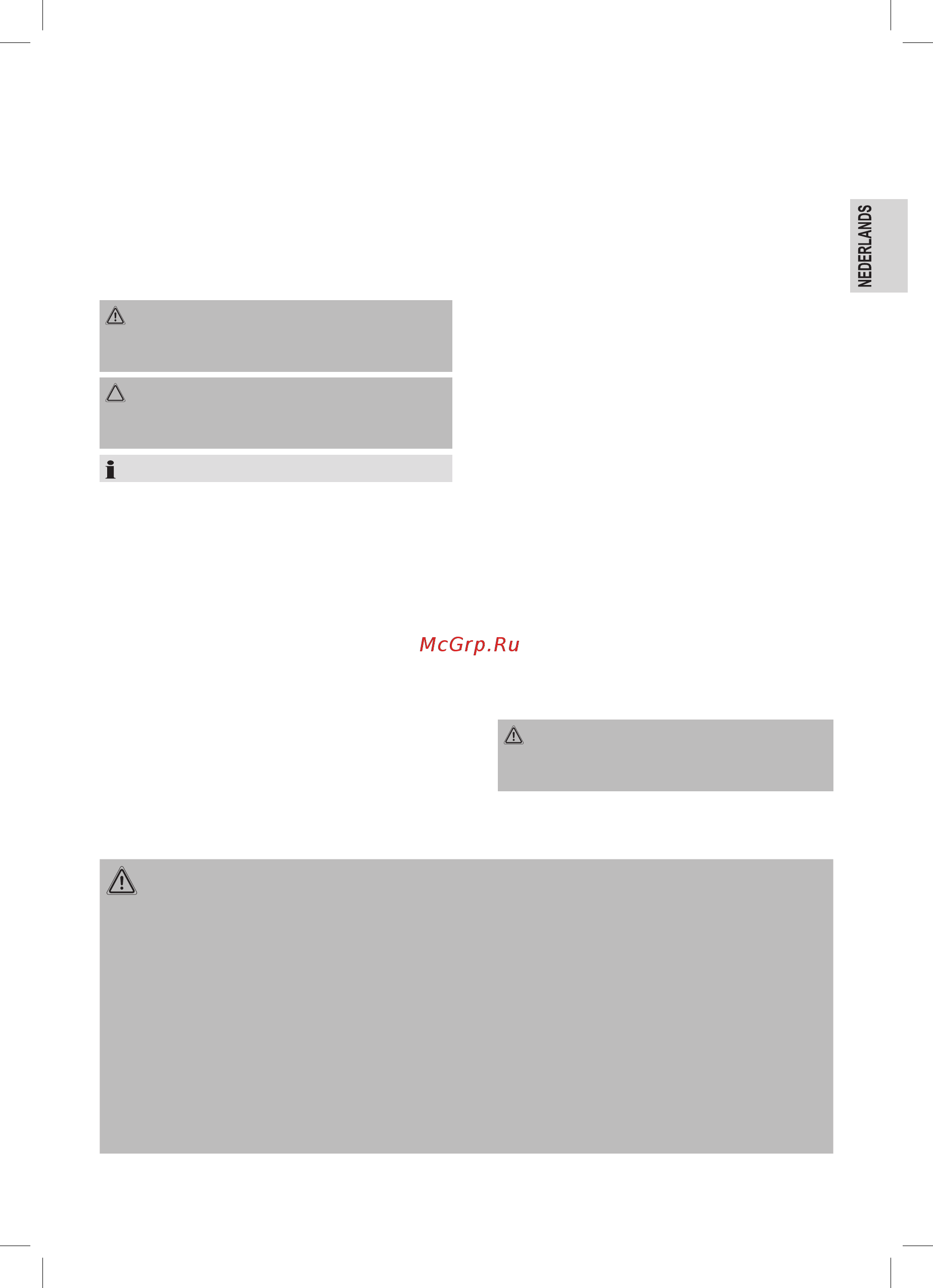 ProfiCook 501103 [11/70] Speciale veiligheidsvoorschriften voor dit toestel