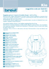 Brevi KIO-S группа 1, Black, Grey Инструкция по эксплуатации