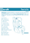 Brevi TAO B-FIX группа 1/2/3, Black, Beige Инструкция по эксплуатации