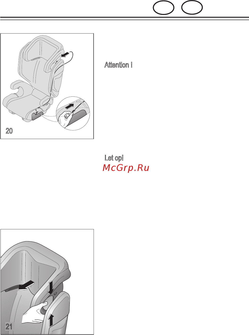 Recaro Monza Nova 2 Seatfix группа 2/3, Темно-Серый Инструкция по эксплуатации онлайн [33/54] 304986