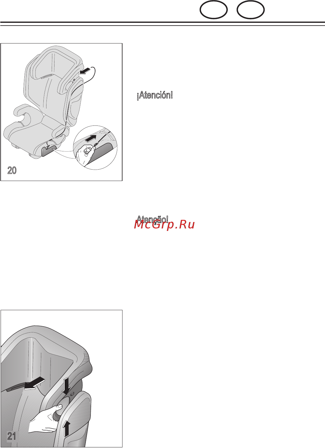 Recaro Monza Nova 2 Seatfix группа 2/3, Черный-Синий Инструкция по эксплуатации онлайн [51/54] 304991