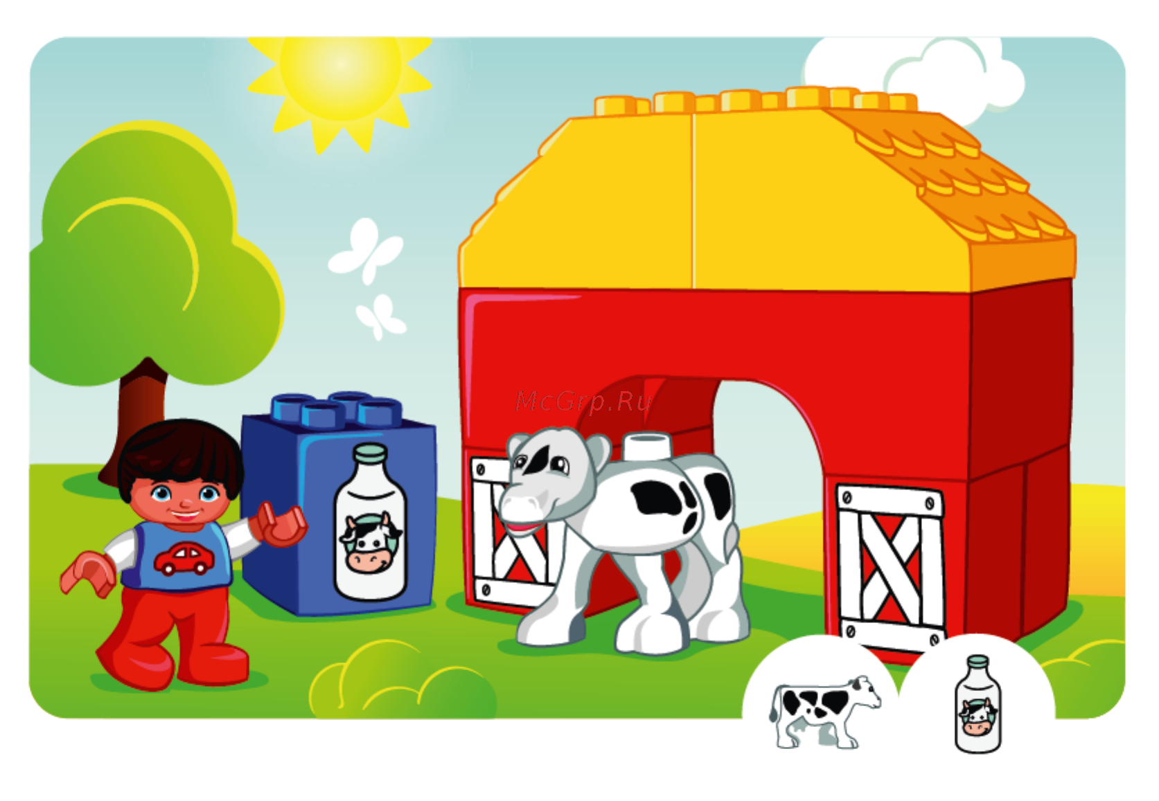 Lego DUPLO My First Моя первая ферма (10617) Инструкция по эксплуатации онлайн [3/7] 305049
