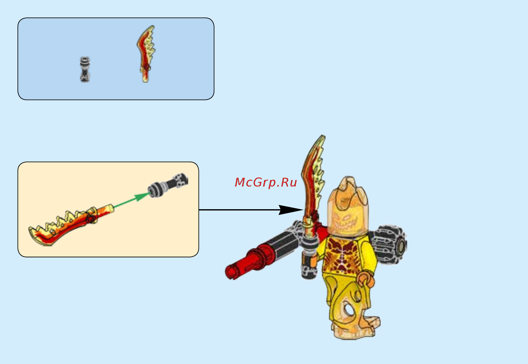 Lego Nexo Knights Флама — Абсолютная сила (70339) Инструкция по эксплуатации онлайн [6/31] 305096
