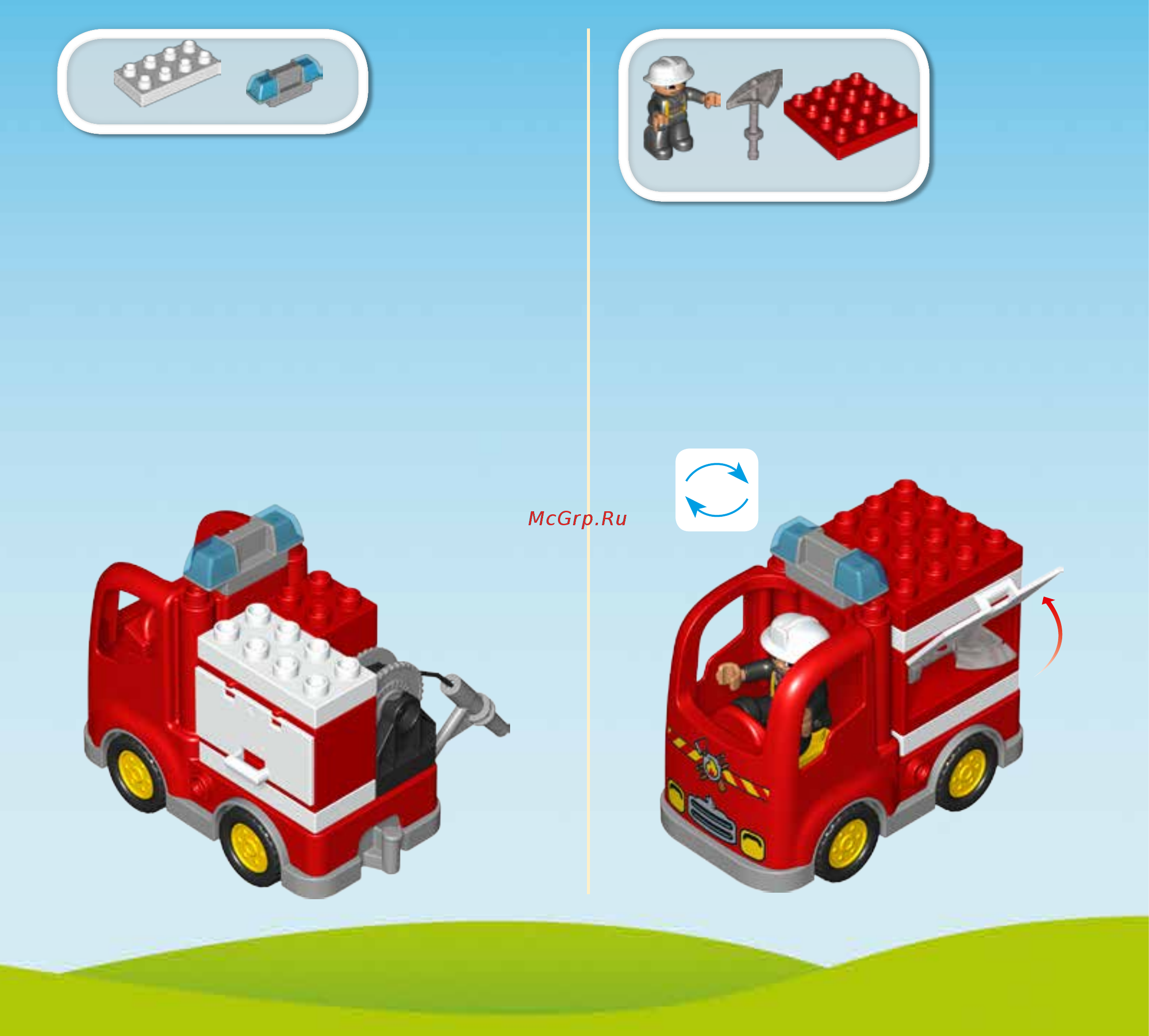Lego DUPLO Town Пожарная станция (10593) Инструкция по эксплуатации онлайн [5/23] 305097