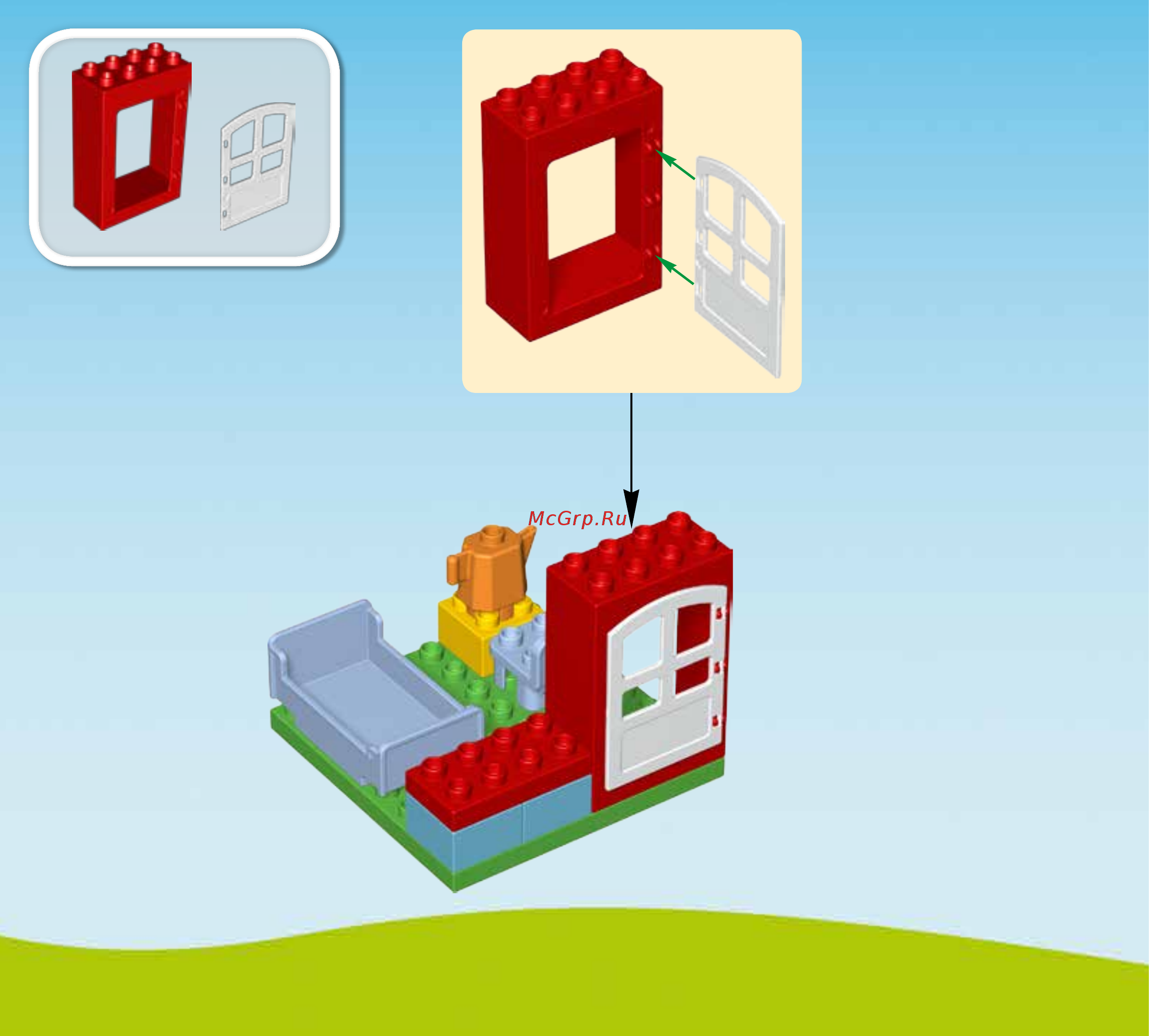Lego DUPLO Town Пожарная станция (10593) Инструкция по эксплуатации онлайн [8/23] 305097