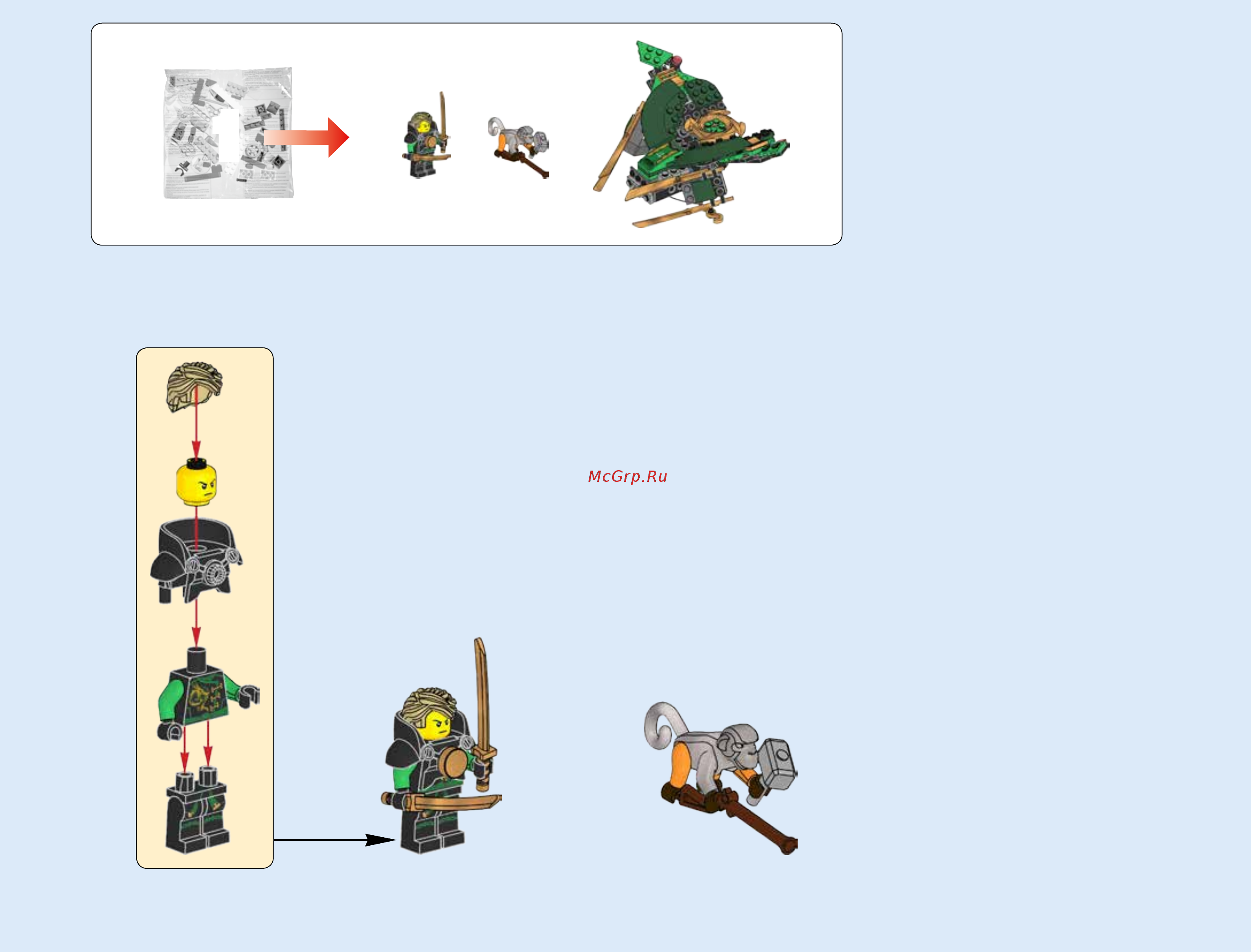 Lego Ninjago Цитадель несчастий (70605) Инструкция по эксплуатации онлайн [3/143] 305099