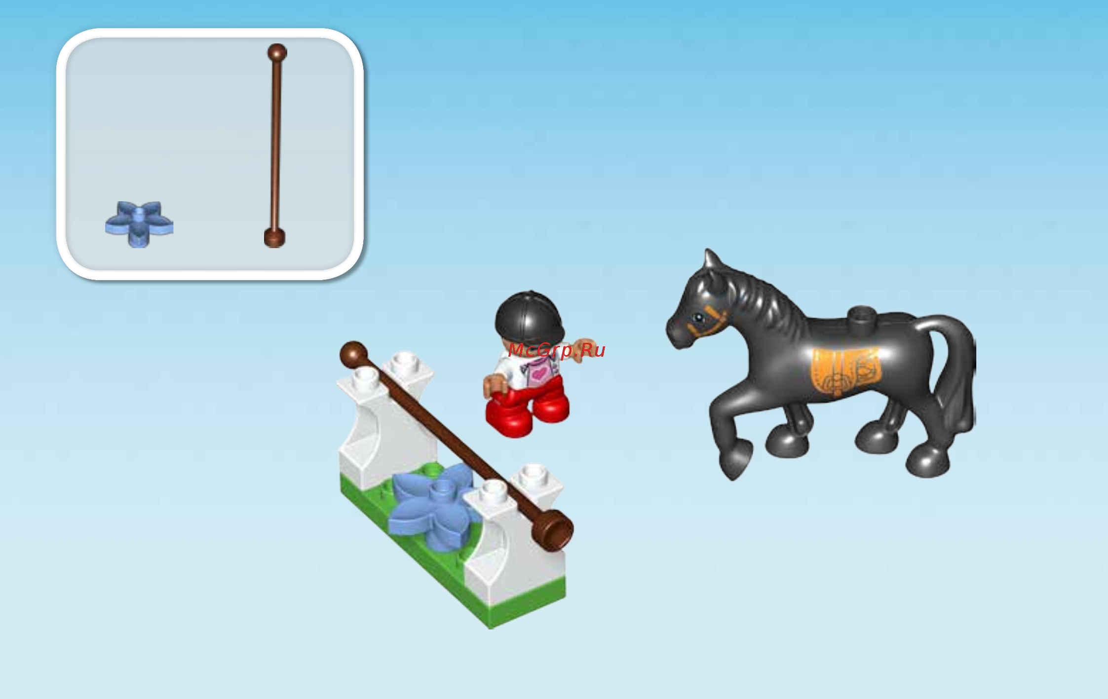 Lego DUPLO Town Трейлер для лошадок (10807) Инструкция по эксплуатации онлайн [11/15] 305119