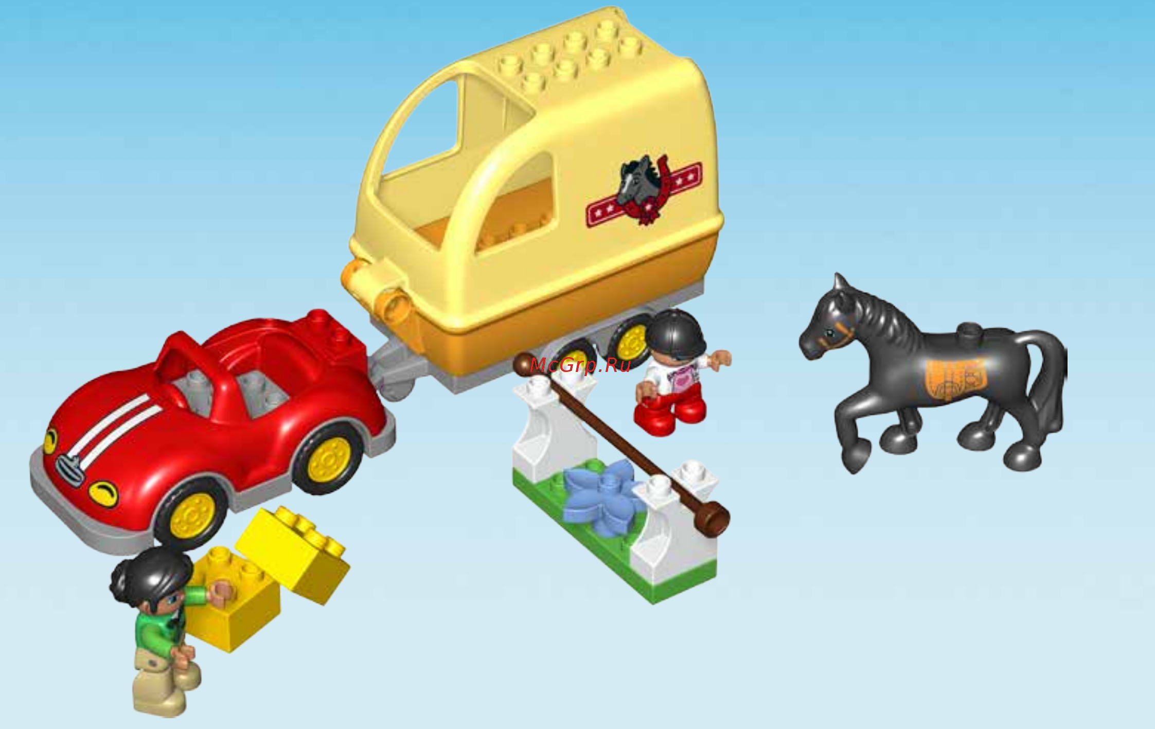Lego DUPLO Town Трейлер для лошадок (10807) Инструкция по эксплуатации онлайн [12/15] 305119