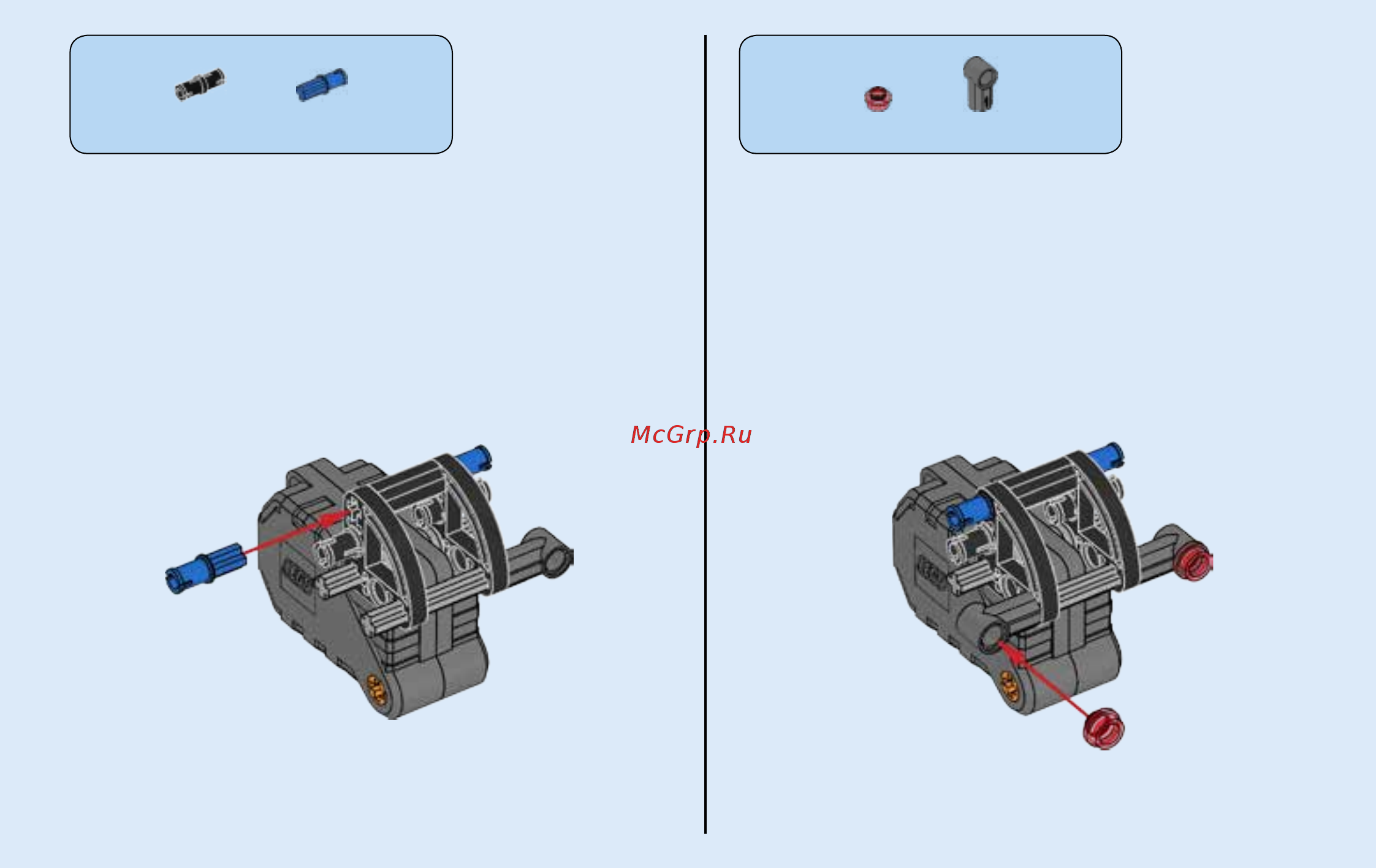 Lego Technic Гоночный автомобиль для побега (42046) Инструкция по эксплуатации онлайн [11/55] 305125